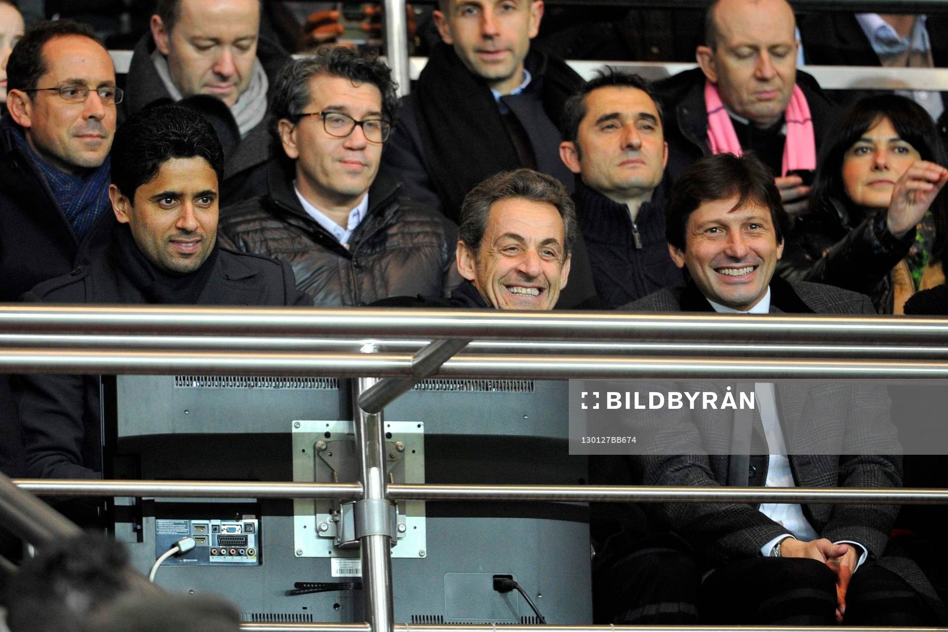 Nasser AL KHELAIFI /  Nicolas SARKOZY / LEONARDO -