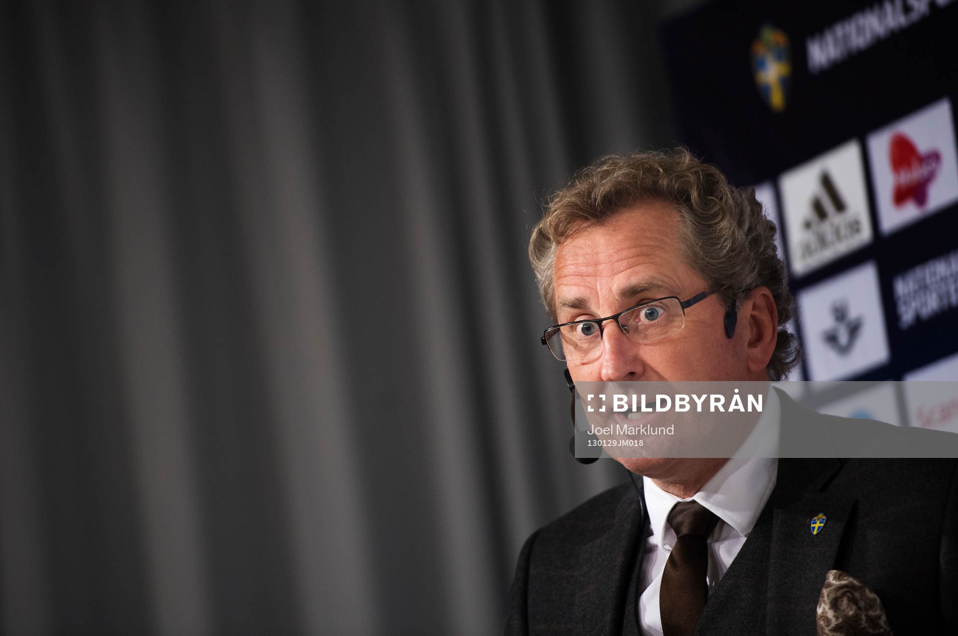 Erik Hamrén, förbundskapten Sverige, presenterade