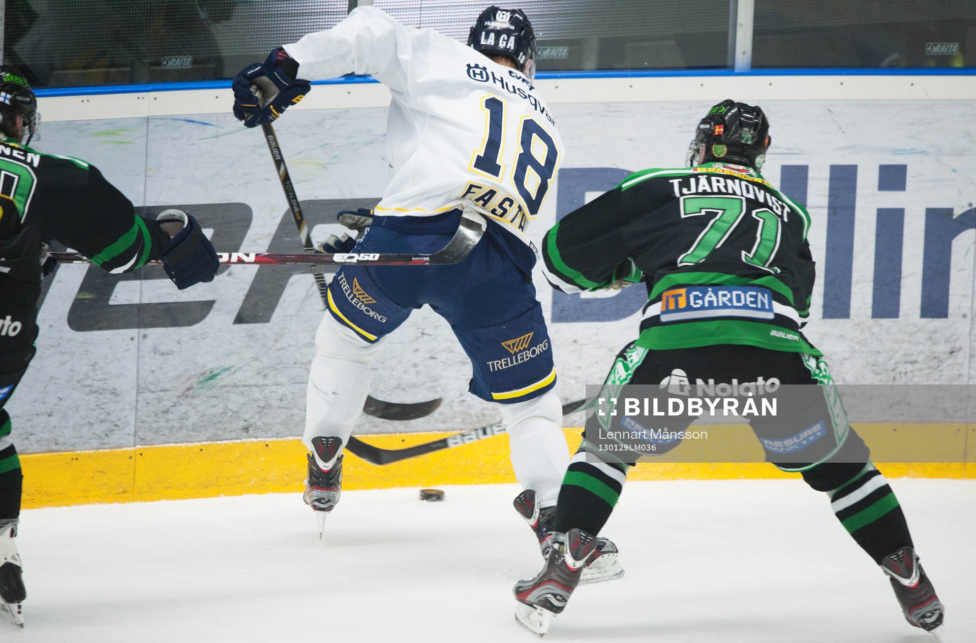 Jesper Fasth, HV71, före Mathias Tjärnqvist, Rögle, vid