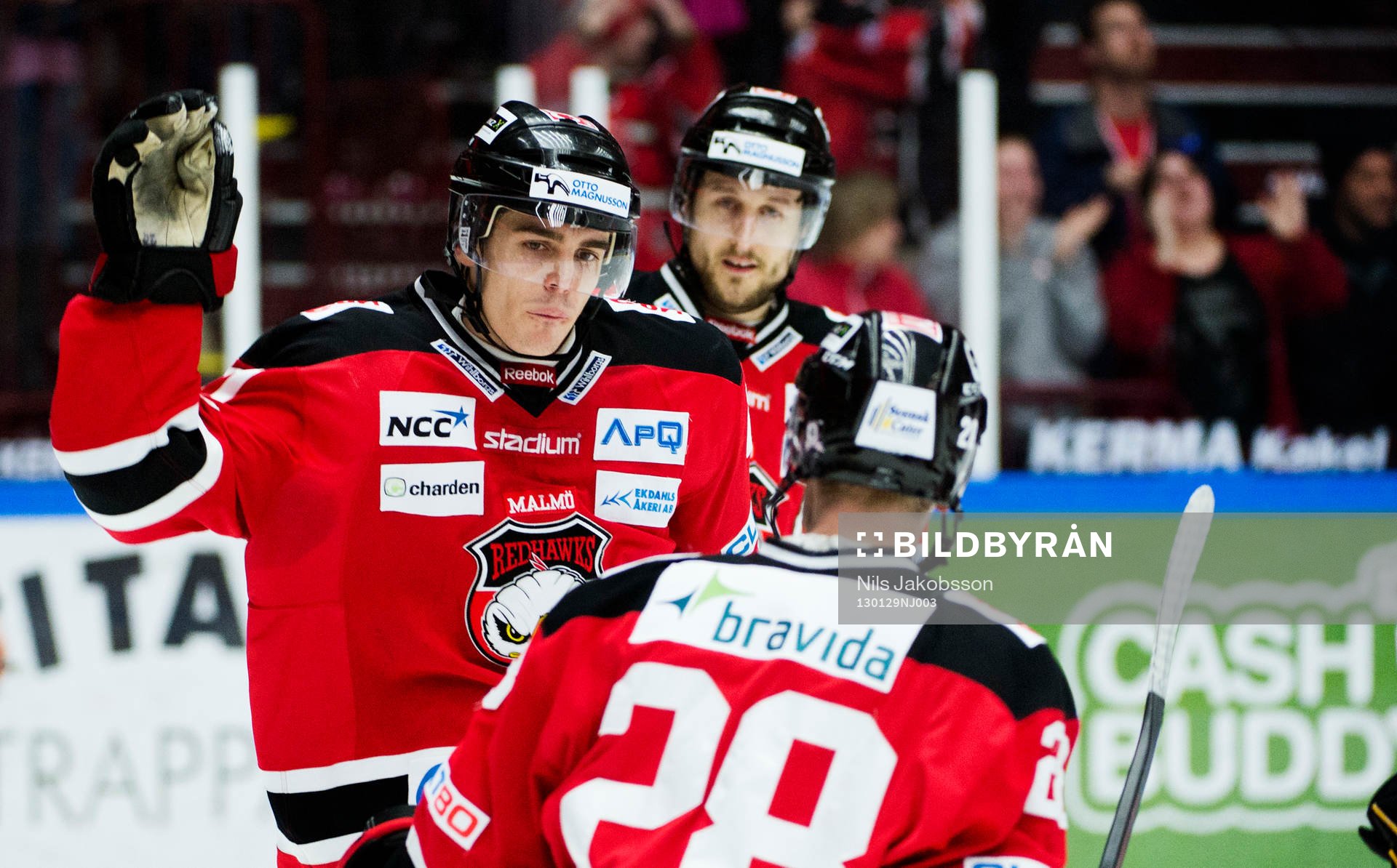 Henrik Hetta, Malmö Redhawks, jublar