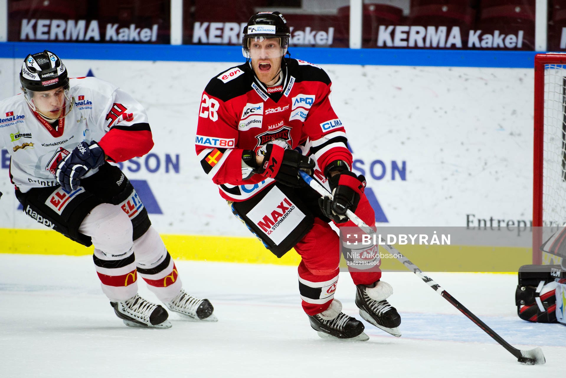 Martin Janohls, Karlskrona, Jens Olsson, Malmö Redhawks