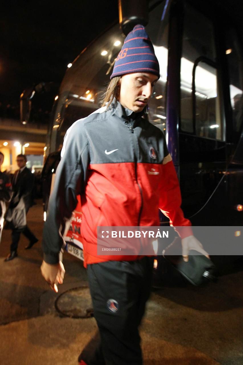 Arrivee de  Zlatan Ibrahimovic   - 01.02.2013 - Toulouse /