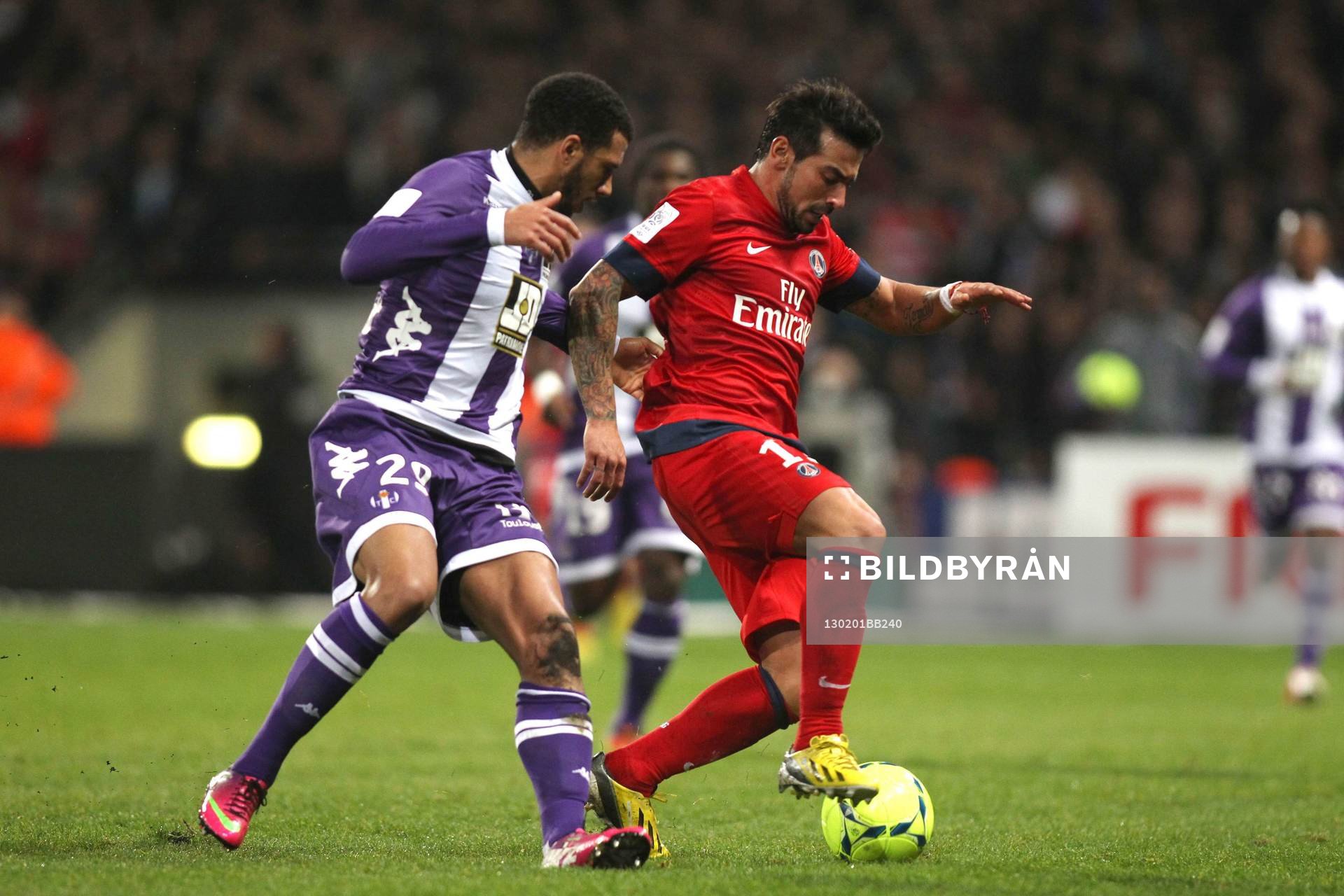 Ezequiel LAVEZZI  - 01.02.2013 - Toulouse / PSG  - 23eme