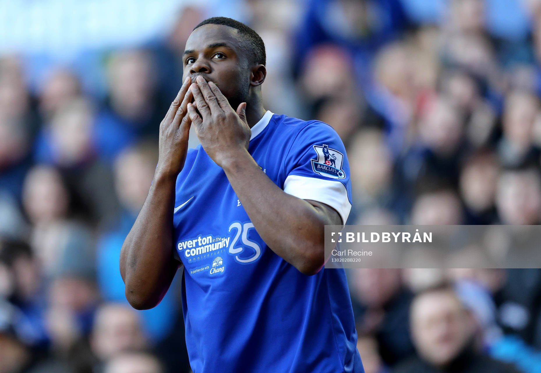 Football - Everton v Aston Villa - Barclays Premier League