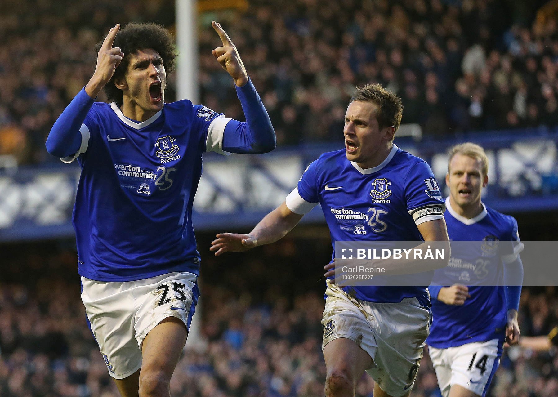 Football - Everton v Aston Villa - Barclays Premier League