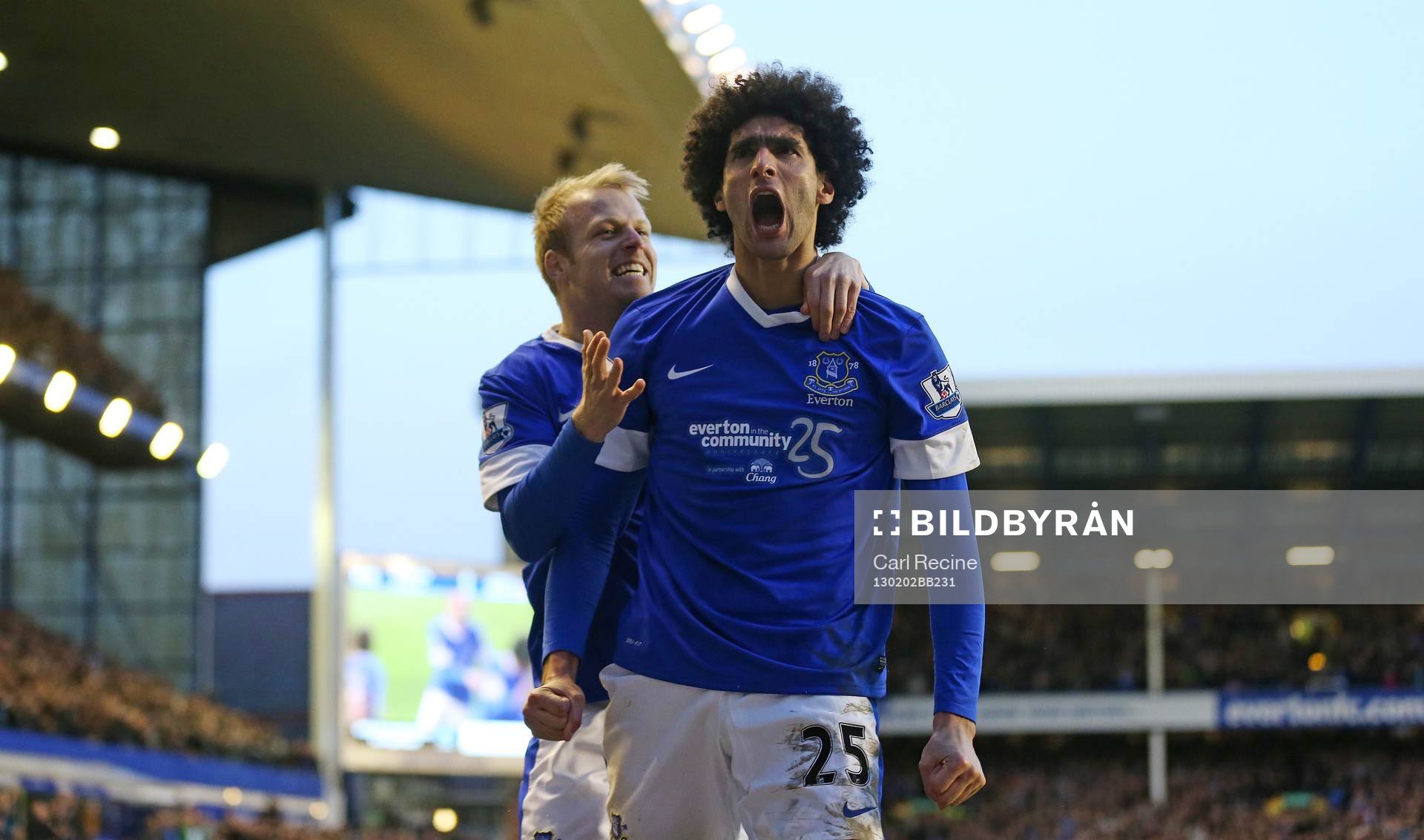 Football - Everton v Aston Villa - Barclays Premier League