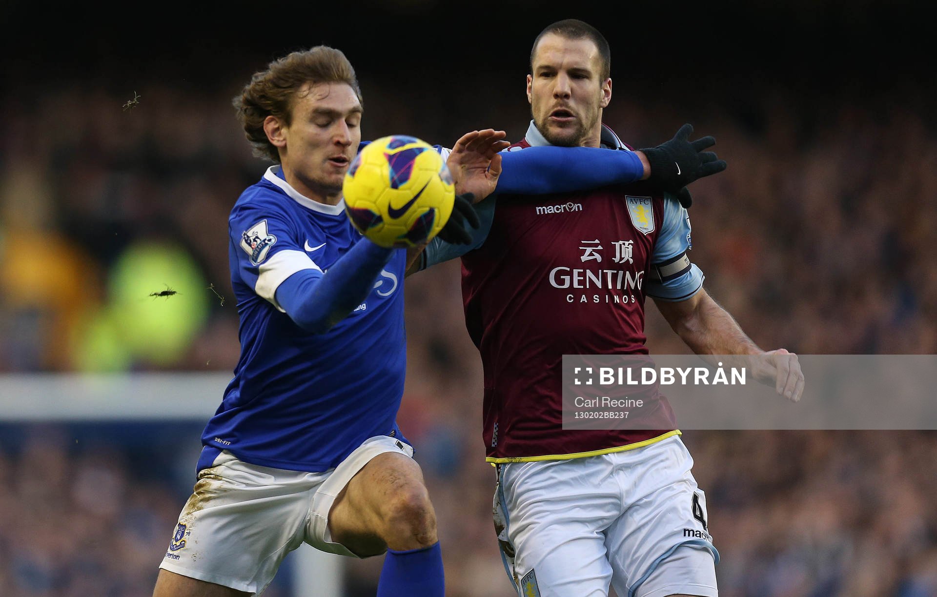 Football - Everton v Aston Villa - Barclays Premier League