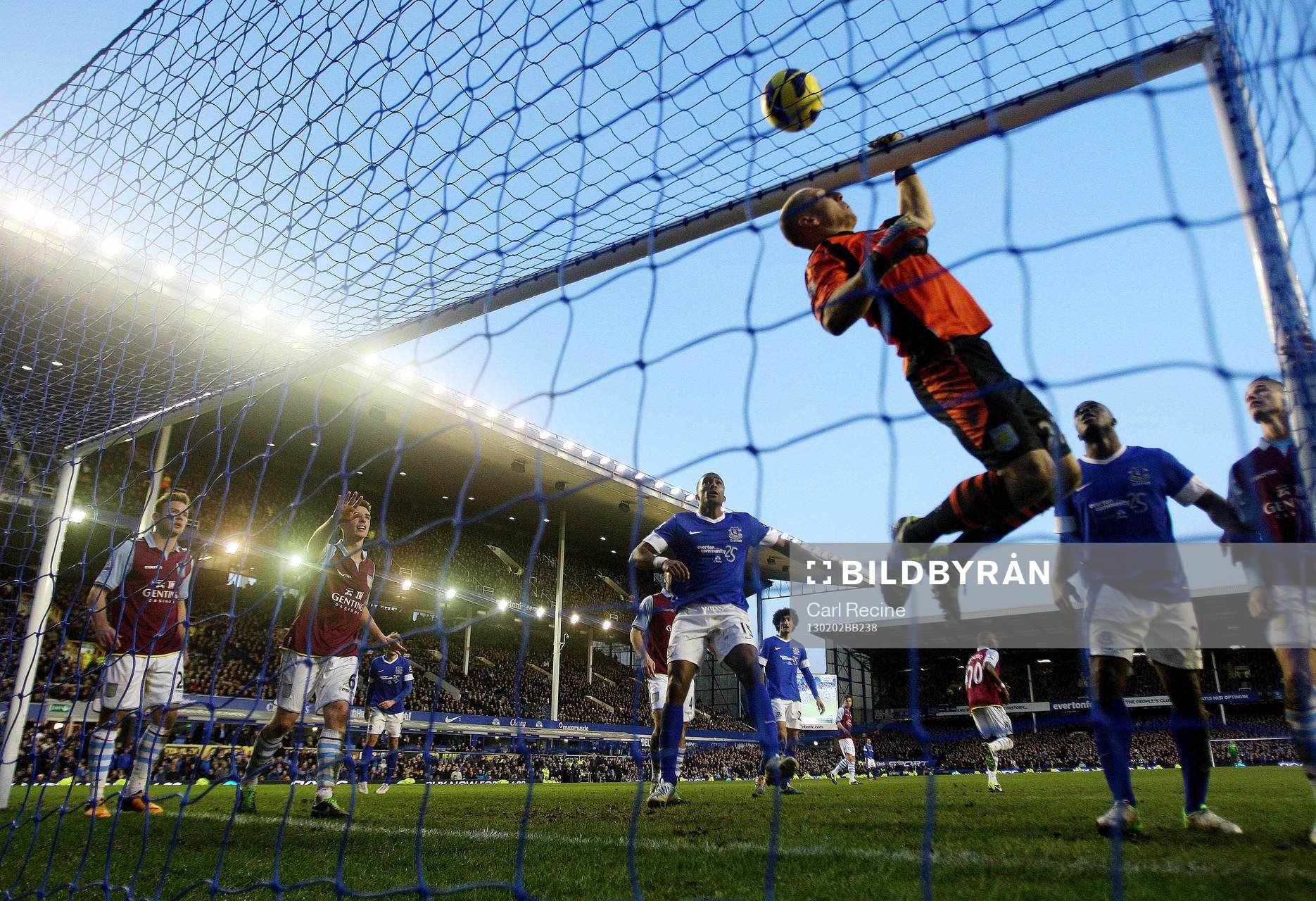 Football - Everton v Aston Villa - Barclays Premier League