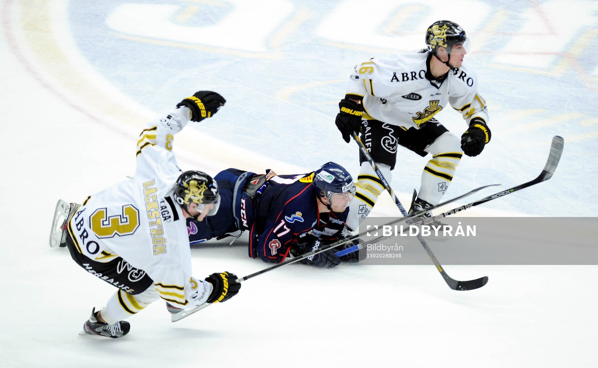 Nils Bäckström (3) AIK nummer 17 Carl Söderström LHC