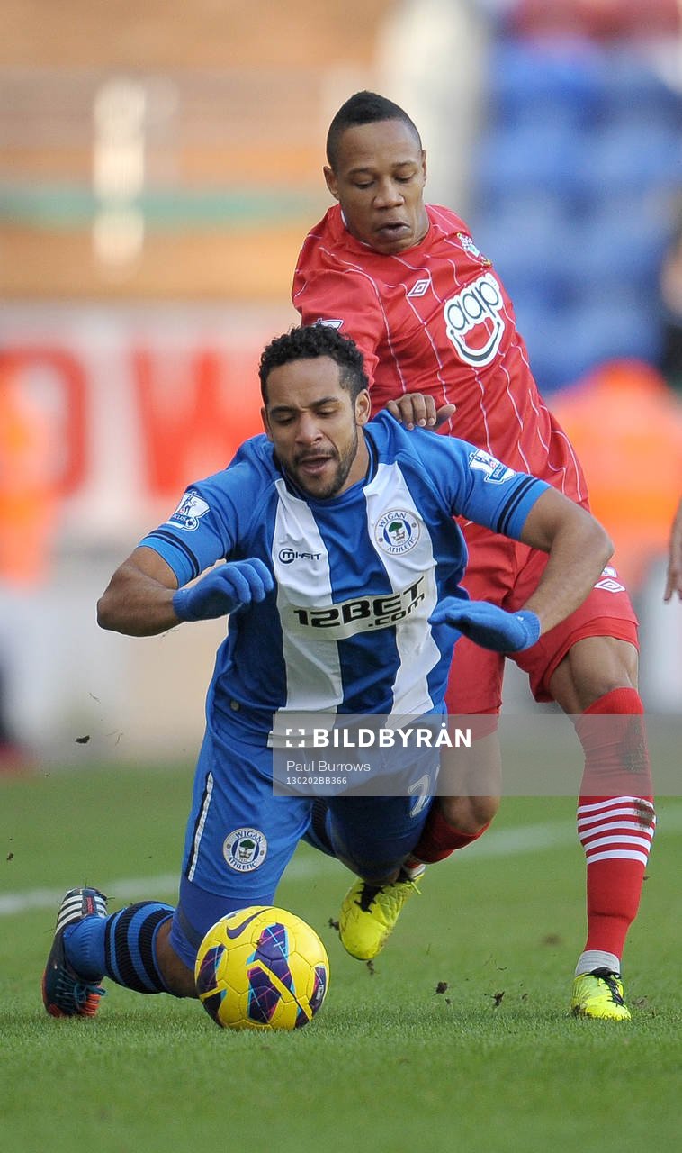 Football - Wigan Athletic v Southampton - Barclays Premier