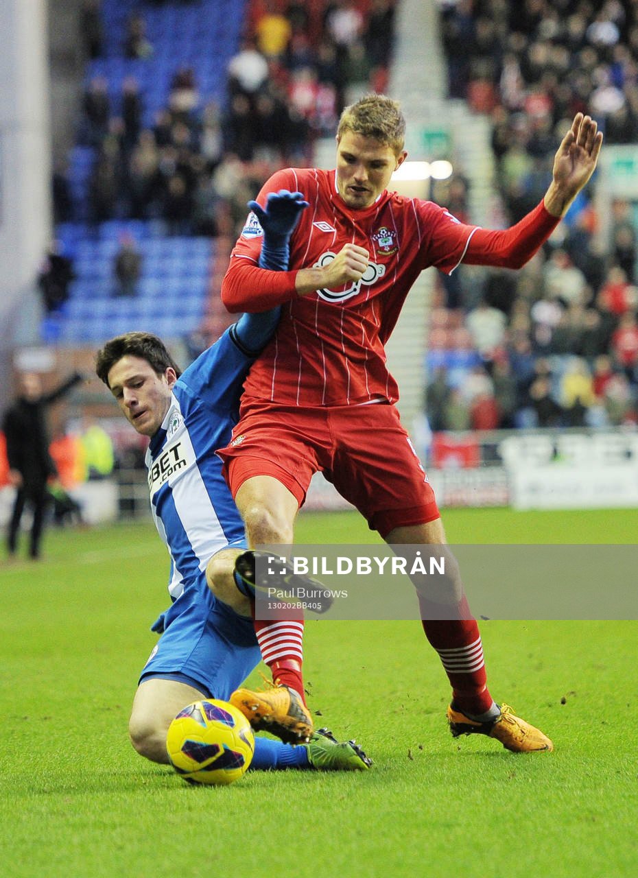 Football - Wigan Athletic v Southampton - Barclays Premier