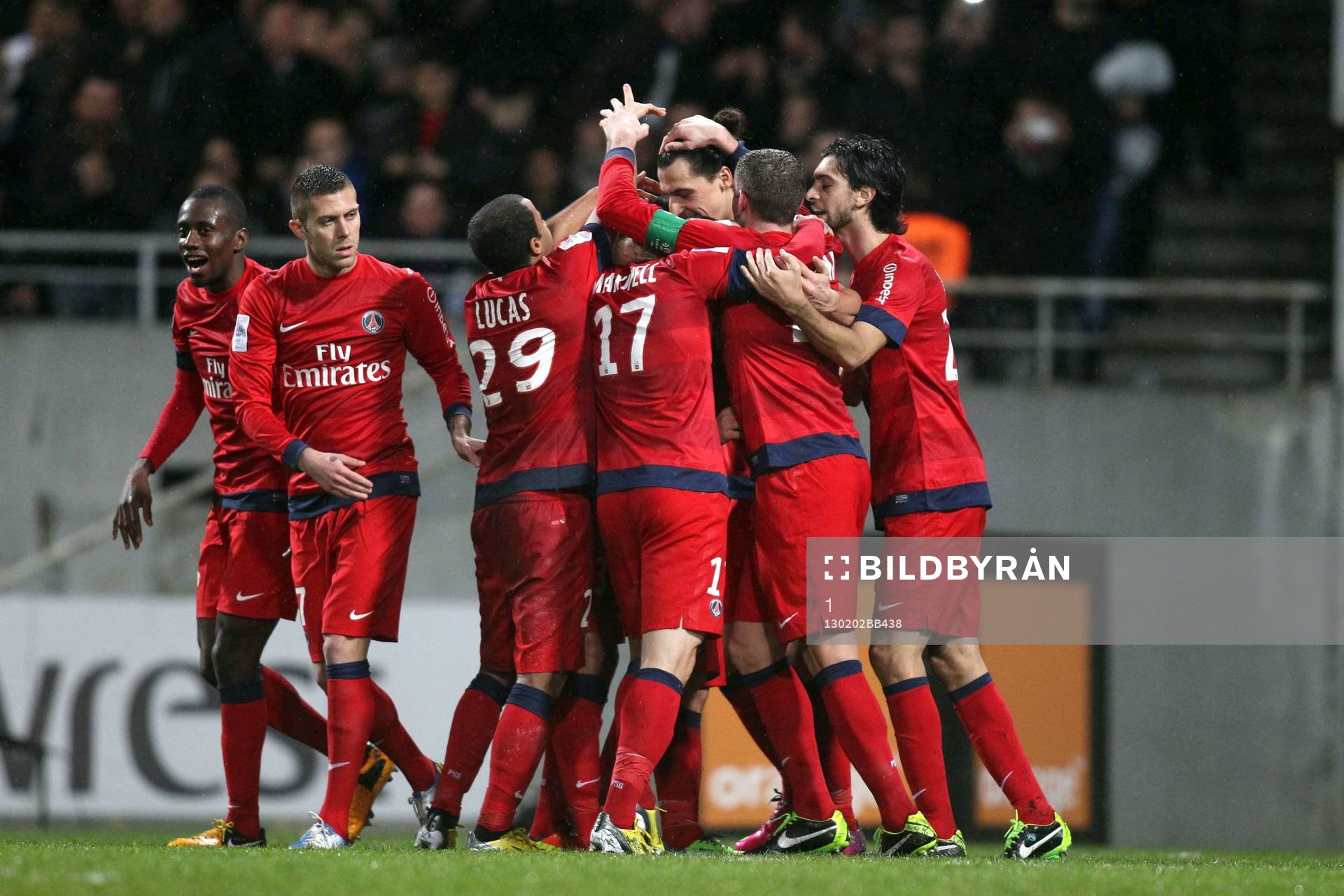 Joie Zlatan Ibrahimovic - 01.02.2013 - Toulouse / Paris