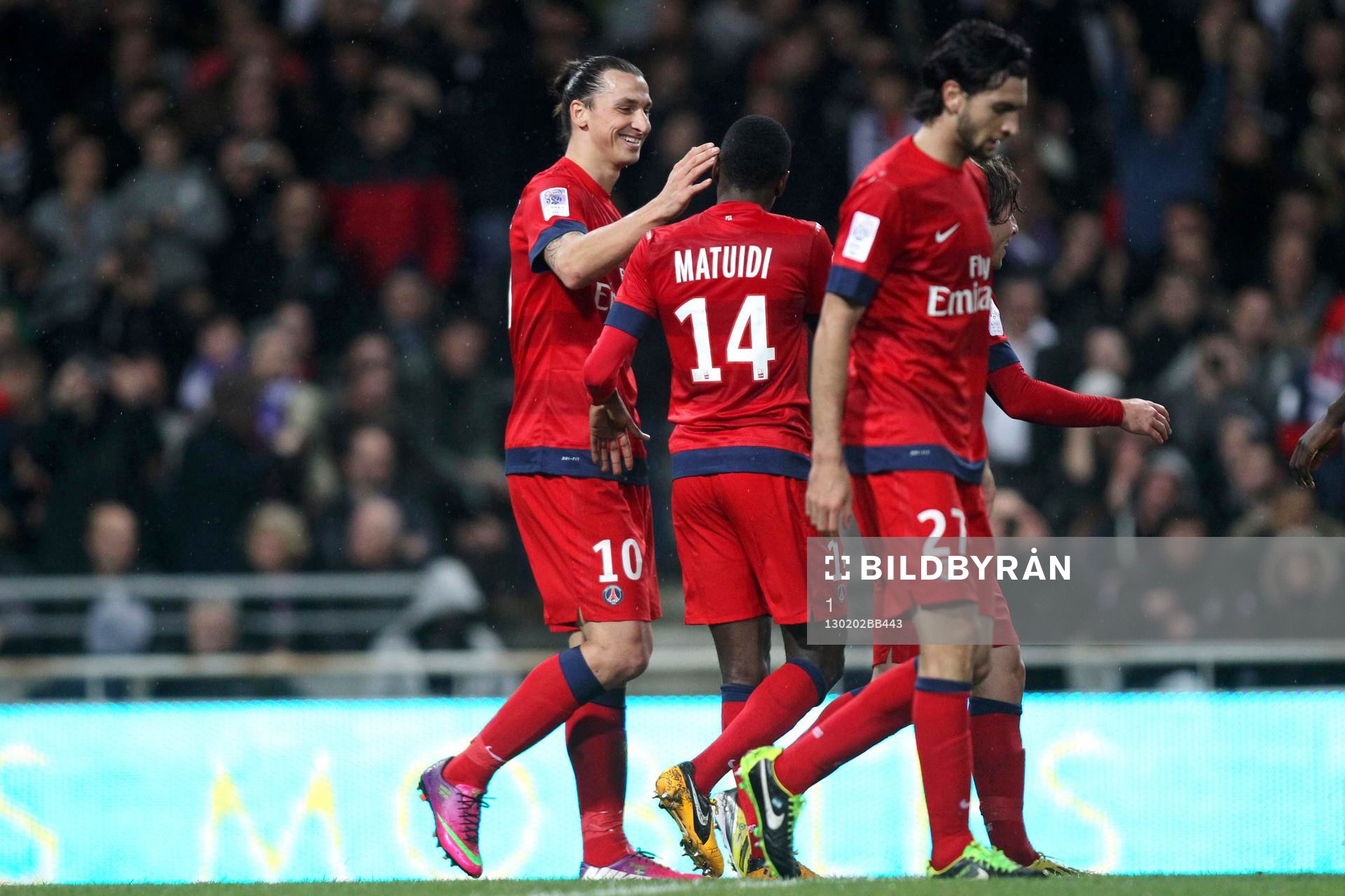 Joie Zlatan Ibrahimovic - 01.02.2013 - Toulouse / Paris