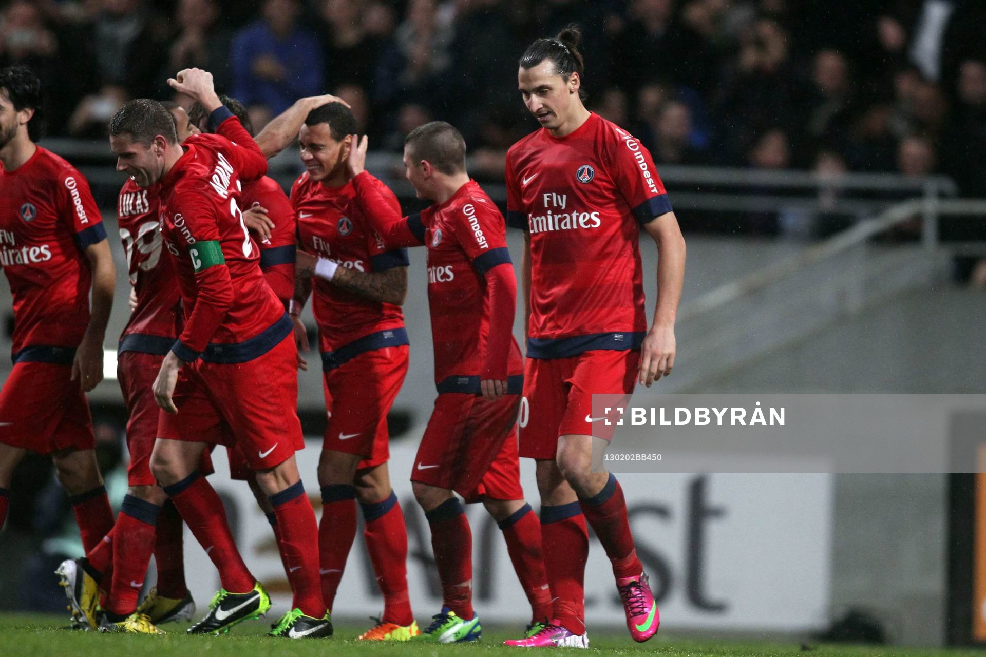 Gregory VAN DER WIEL / Zlatan IBRAHIMOVIC  - 01.02.2013 -