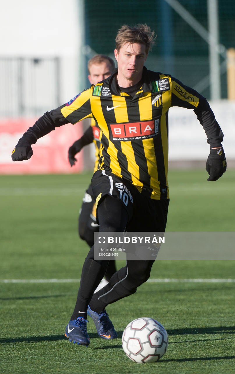 Fotboll, Träningsmatch, Örgryte - Häcken: Andreas Drugge, Häcken.