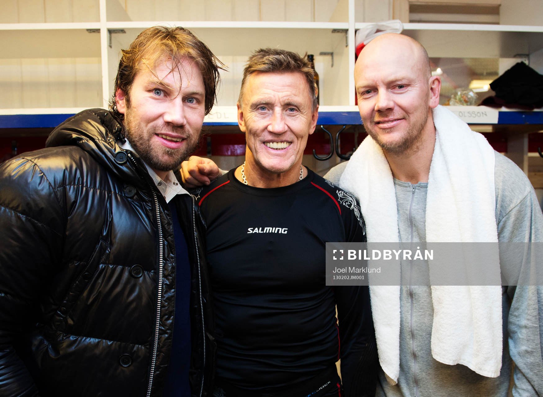 Peter Forsberg, Börje Salming och Mats Sundin tillsammans