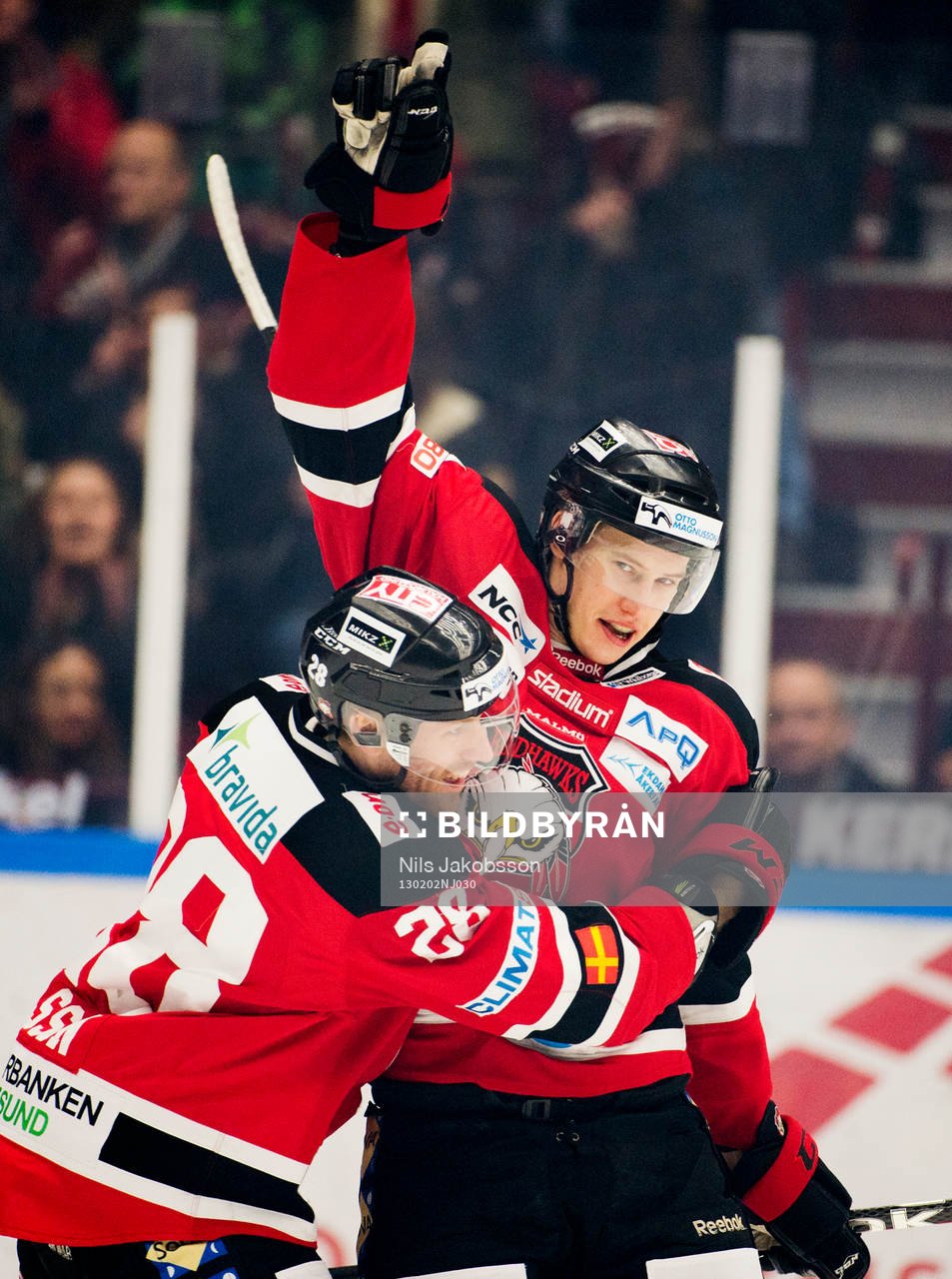 Jens Olsson, Robin Alvarez, Malmö Redhawks, jublar