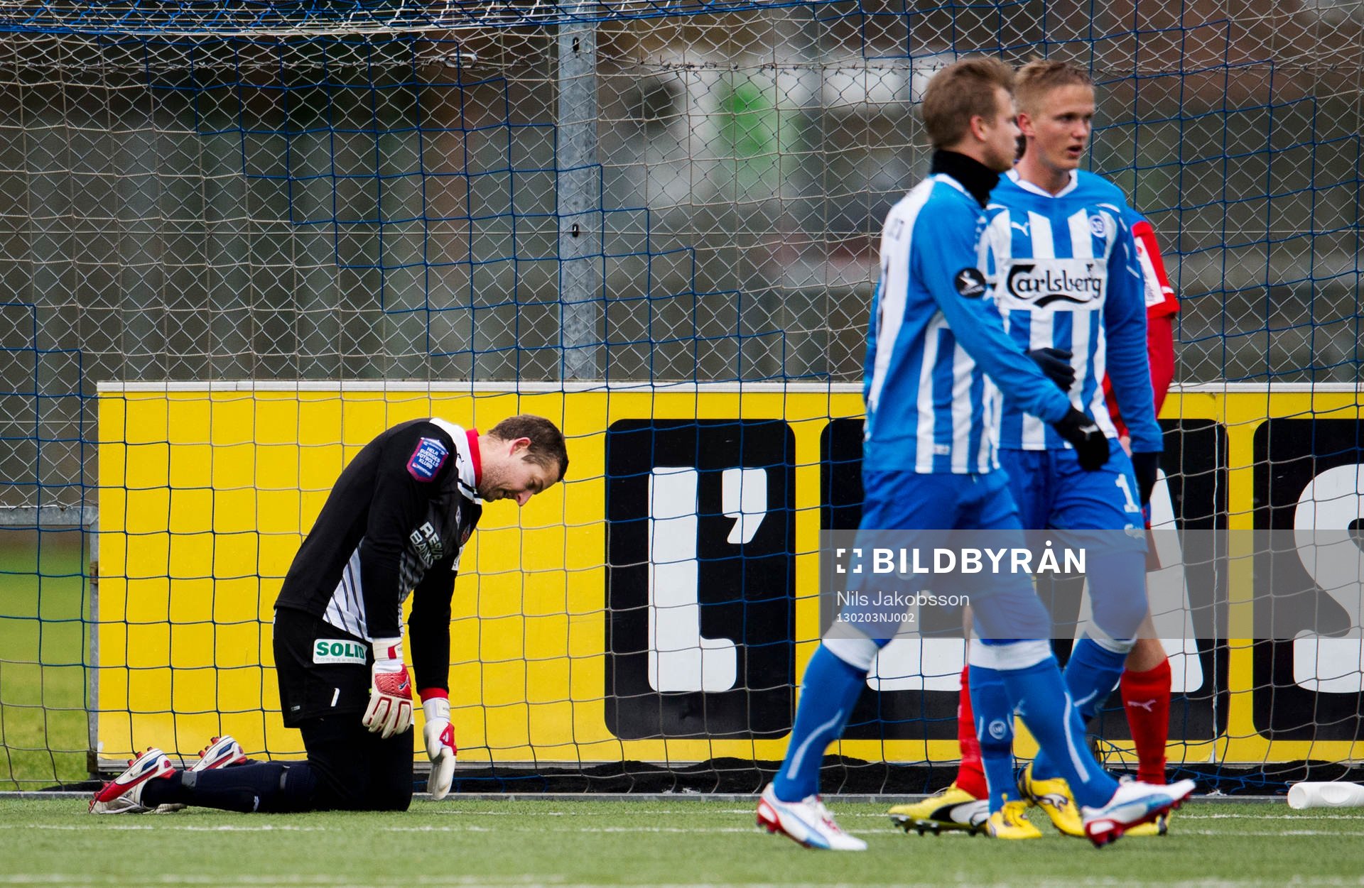 Daniel Andersson, målvakt, Helsingborg, deppar