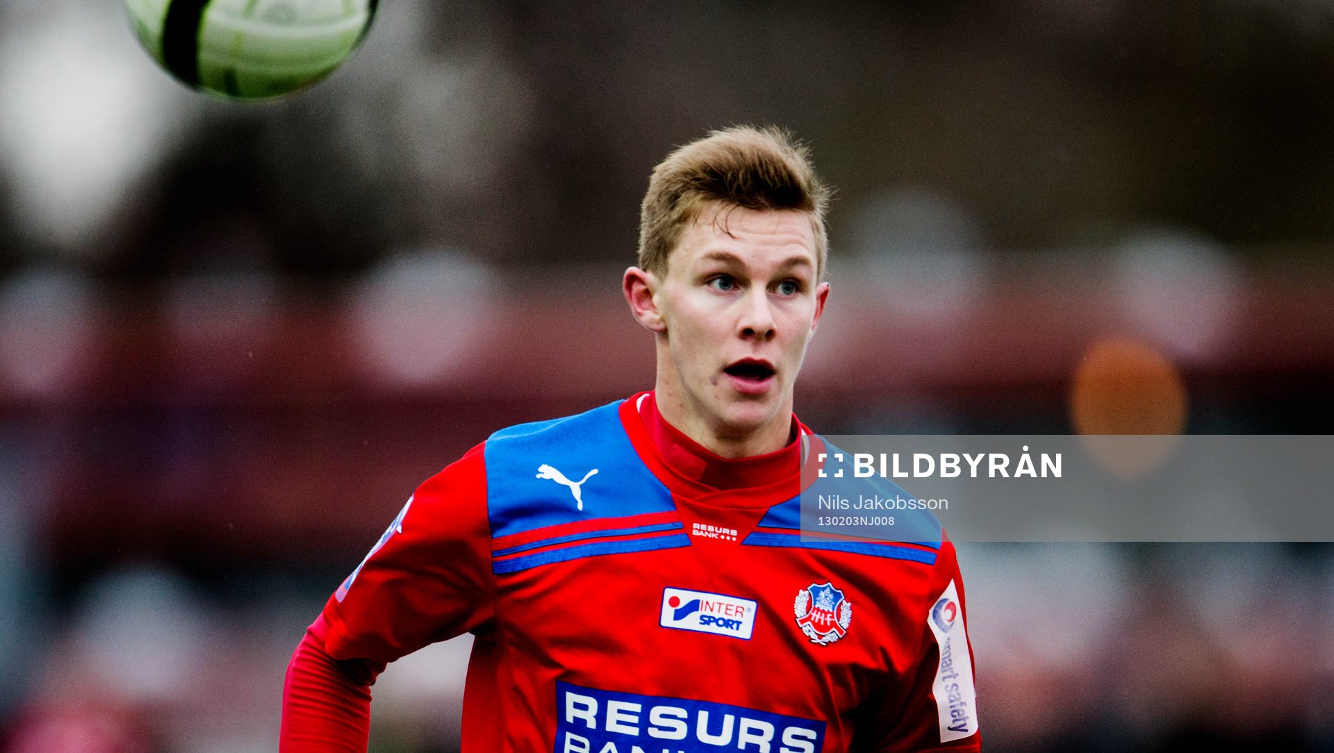 Fotboll, träningsmatch, Odense - Helsingborg: Emil Krafth, Helsingborg.
