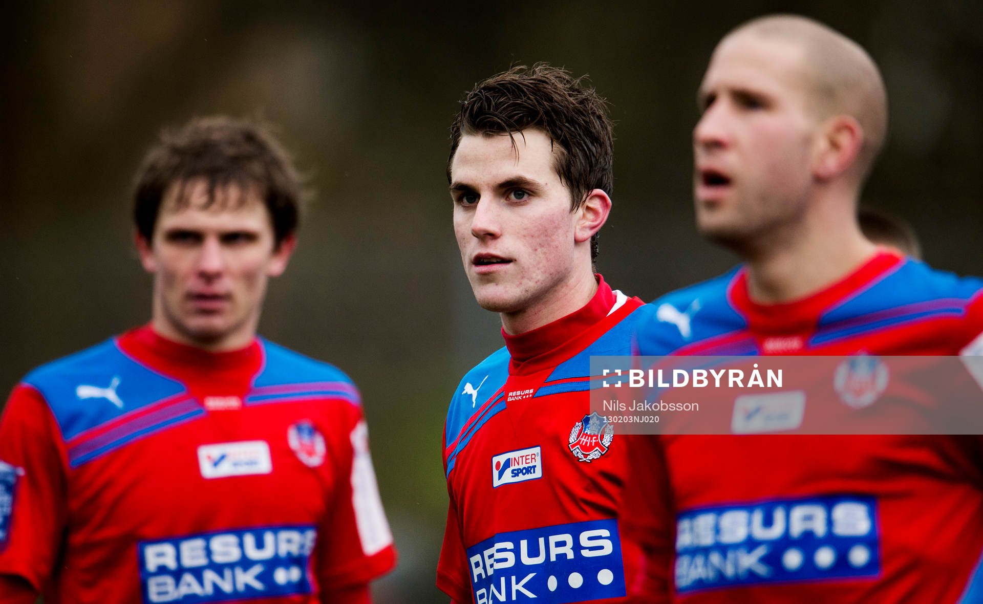 Fotboll, träningsmatch, Odense - Helsingborg:  Jesper Björkman, Helsingborg.