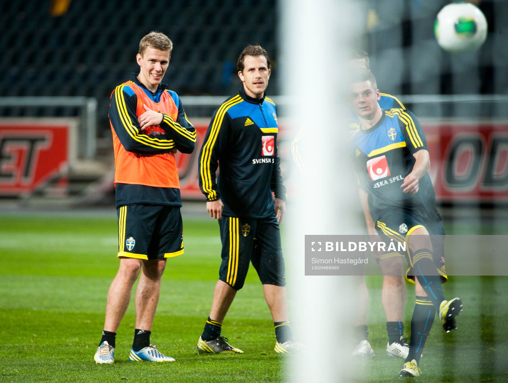 Sverige tränar på Friends Arena