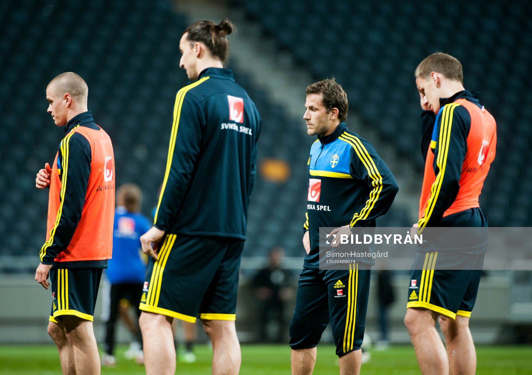 Sverige tränar på Friends Arena