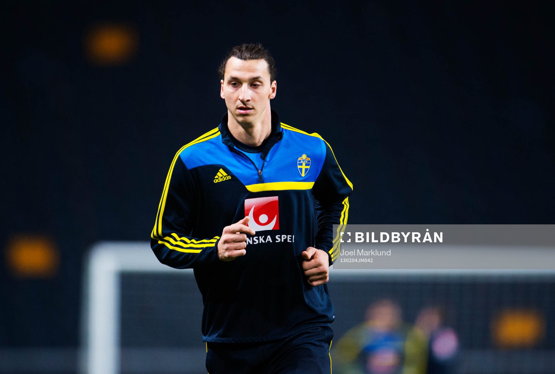Zlatan Ibrahimovic joggar