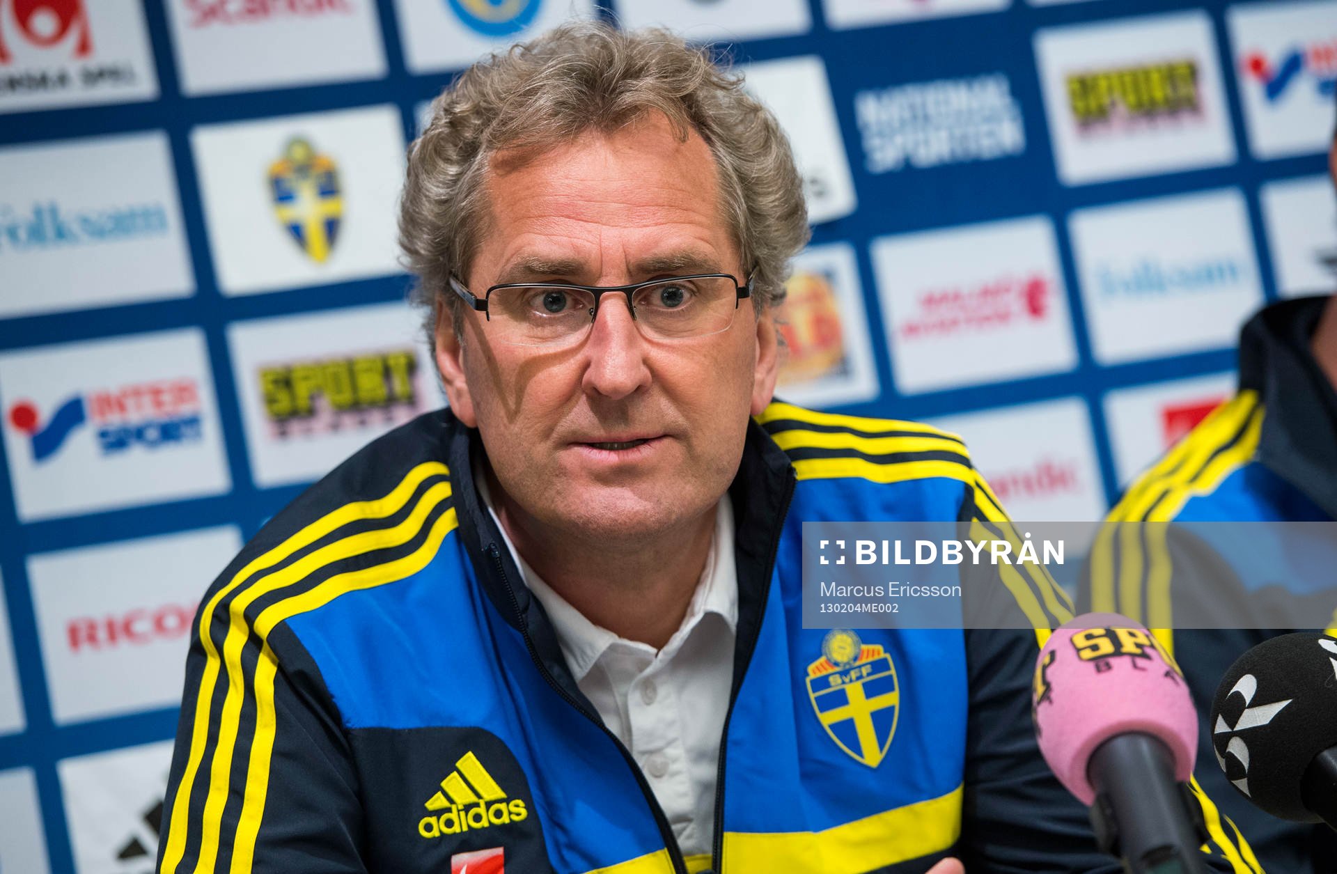 Presskonferens med Erik Hamrén, förbundskapten