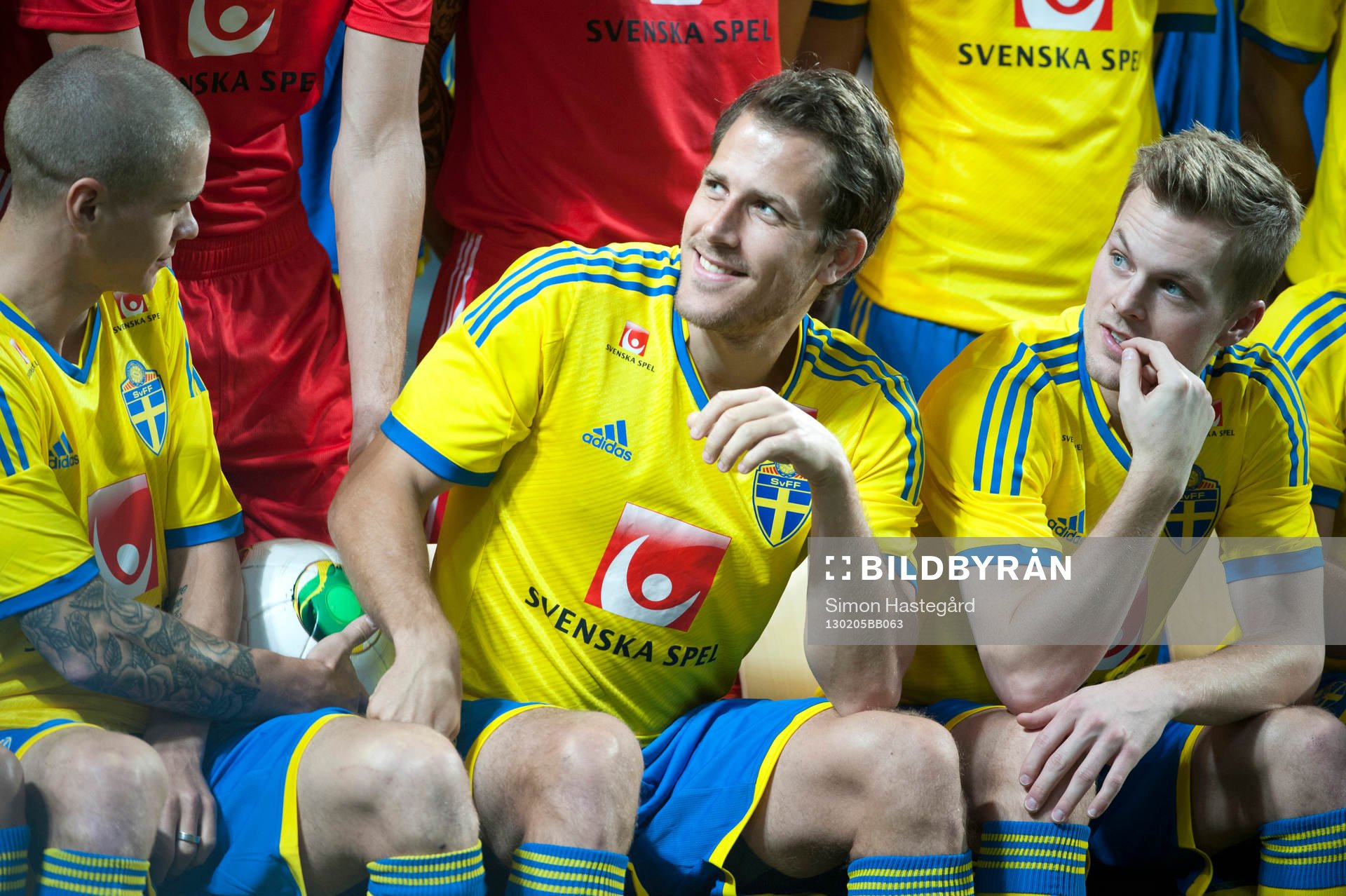 Fotboll, Sverige, Fotografering och träning på Friends
