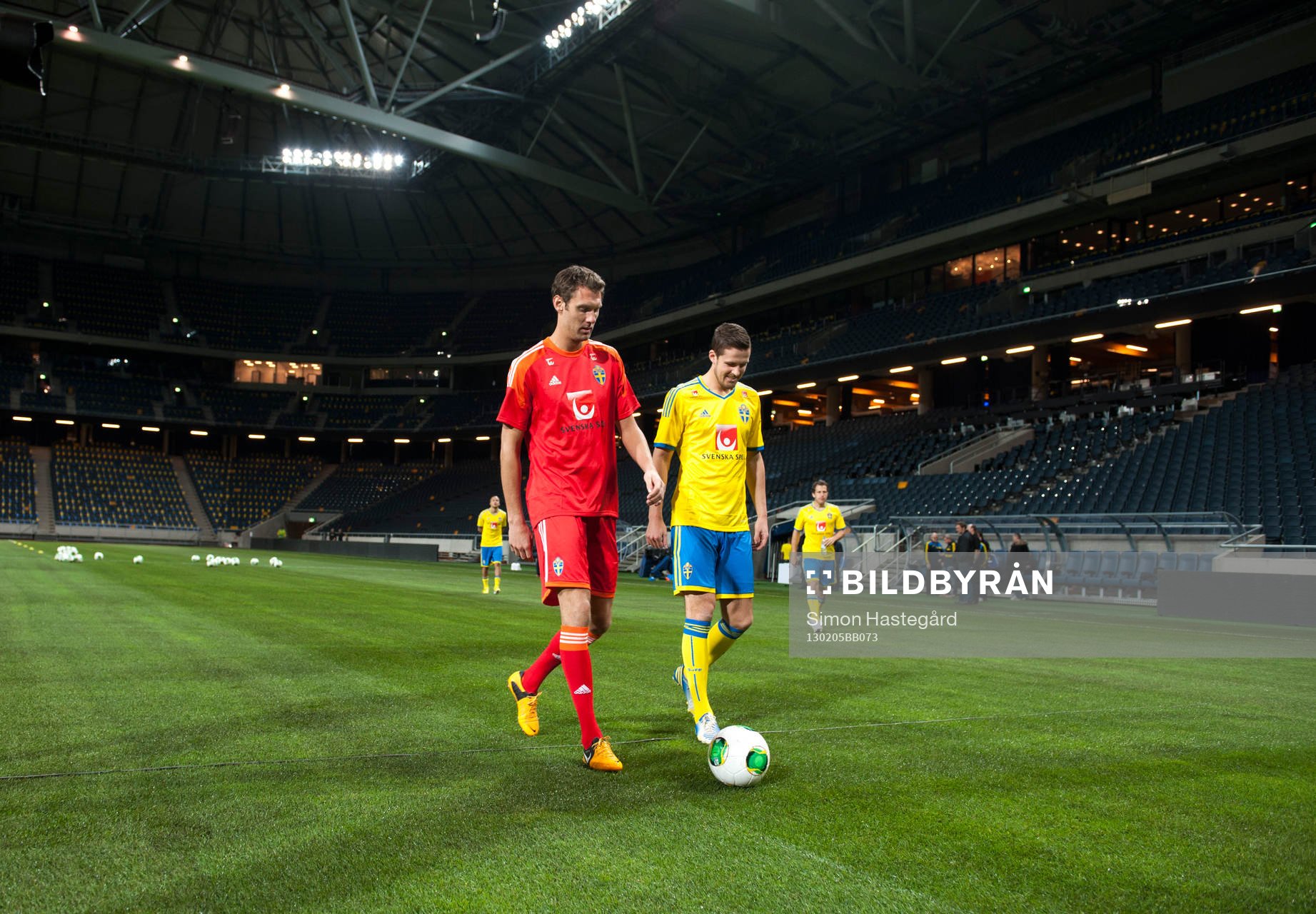 Fotboll, Sverige, Fotografering och träning på Friends