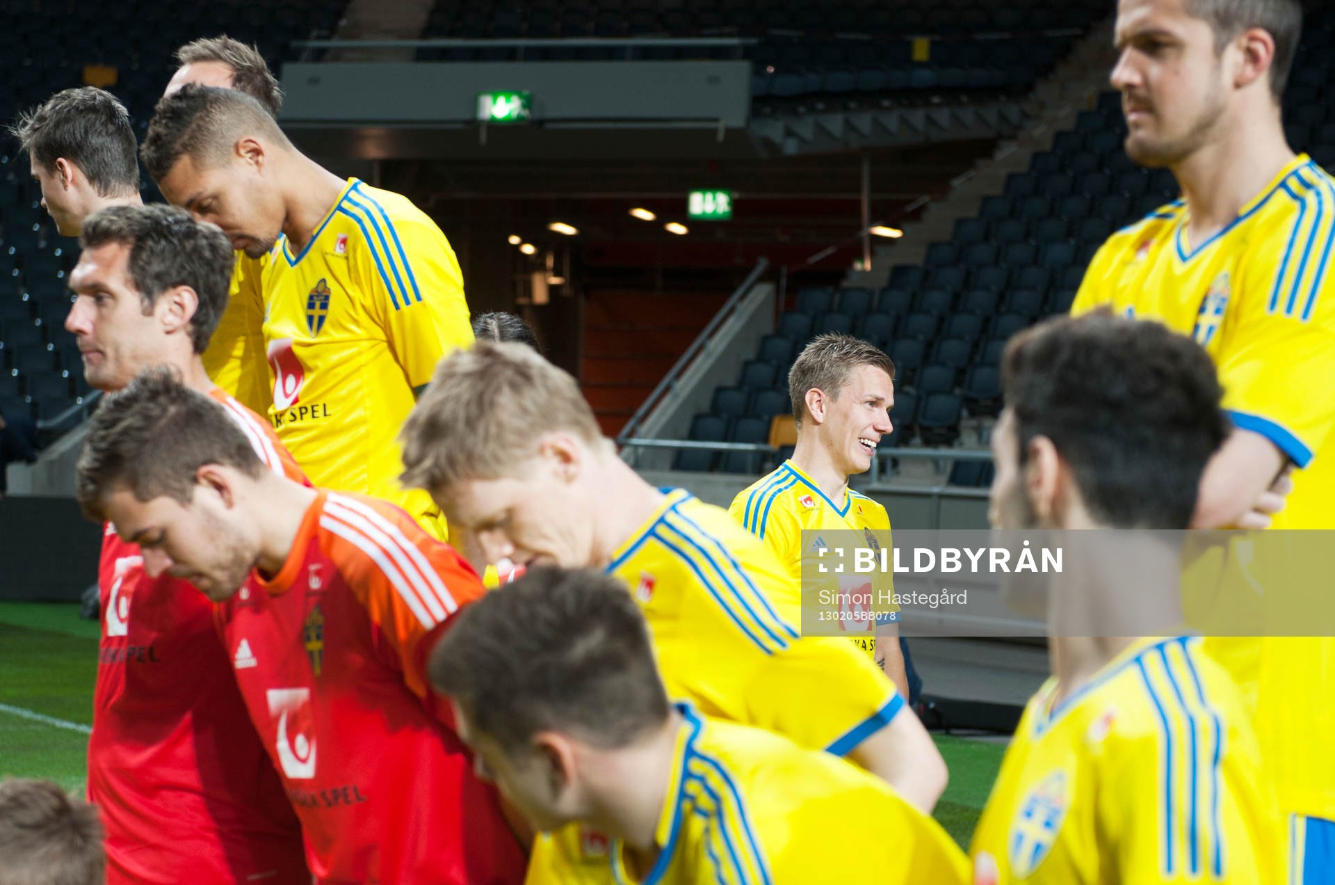 Fotboll, Sverige, Fotografering och träning på Friends