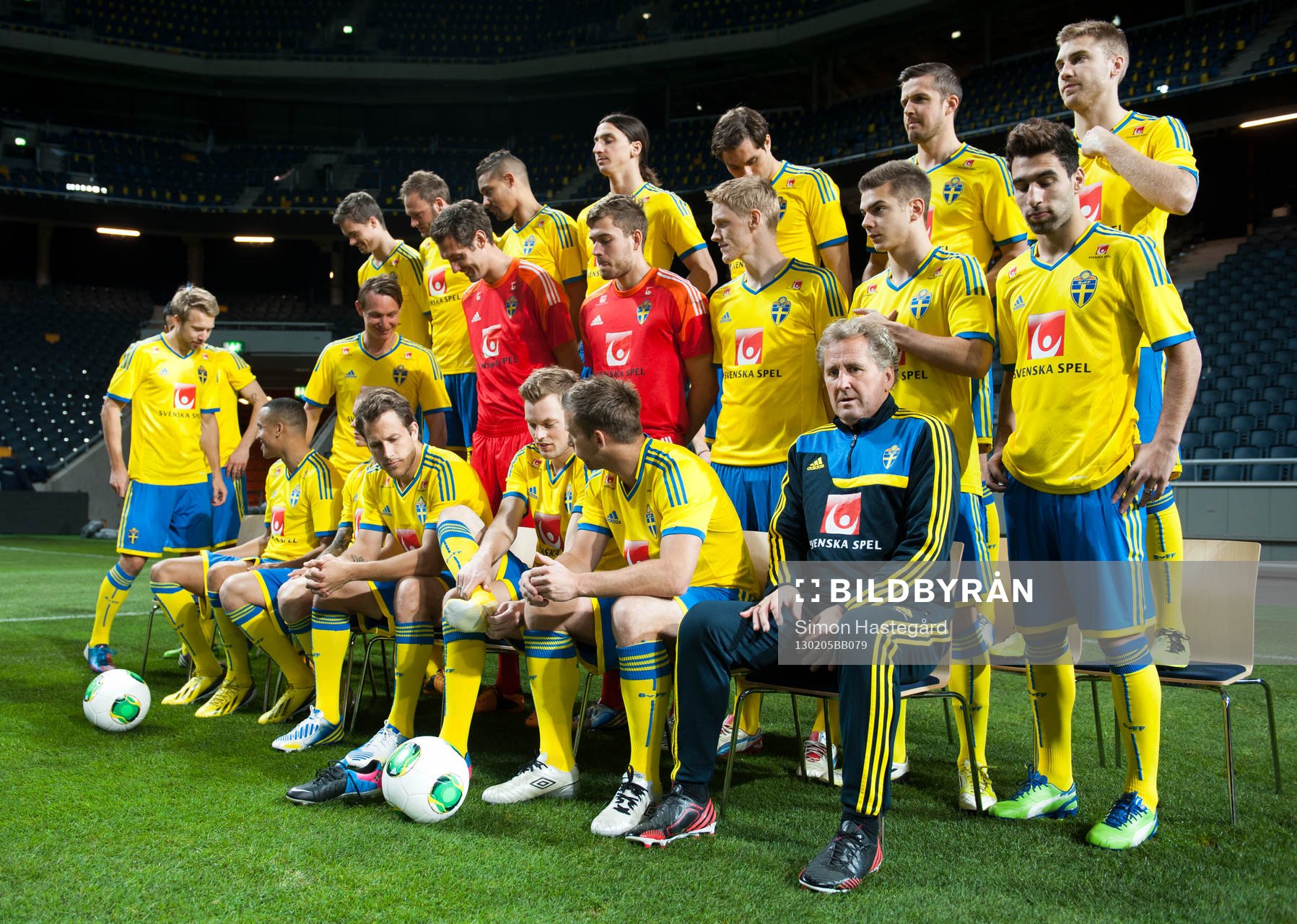 Fotboll, Sverige, Fotografering och träning på Friends