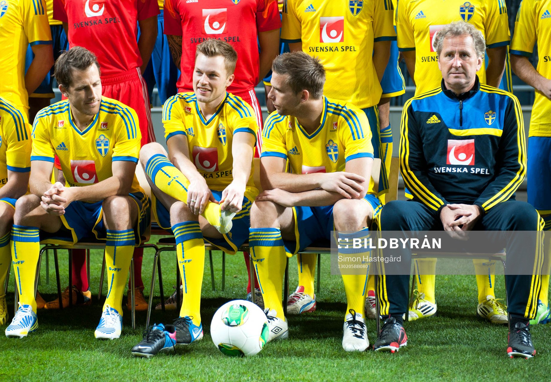 Fotboll, Sverige, Fotografering och träning på Friends