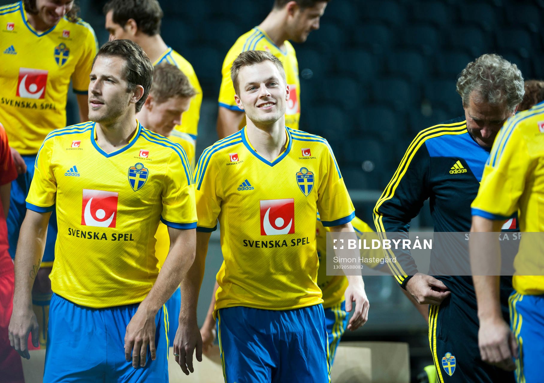 Fotboll, Sverige, Fotografering och träning på Friends