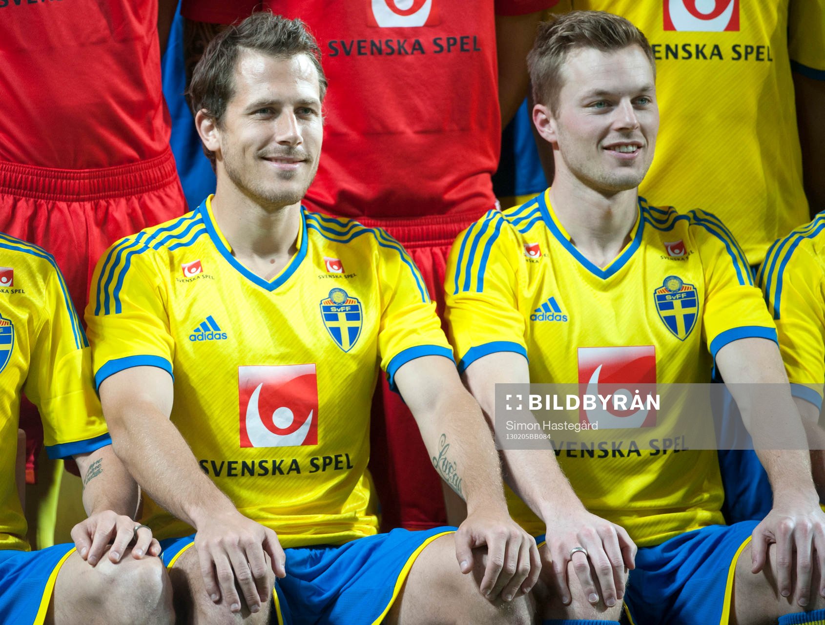 Fotboll, Sverige, Fotografering och träning på Friends