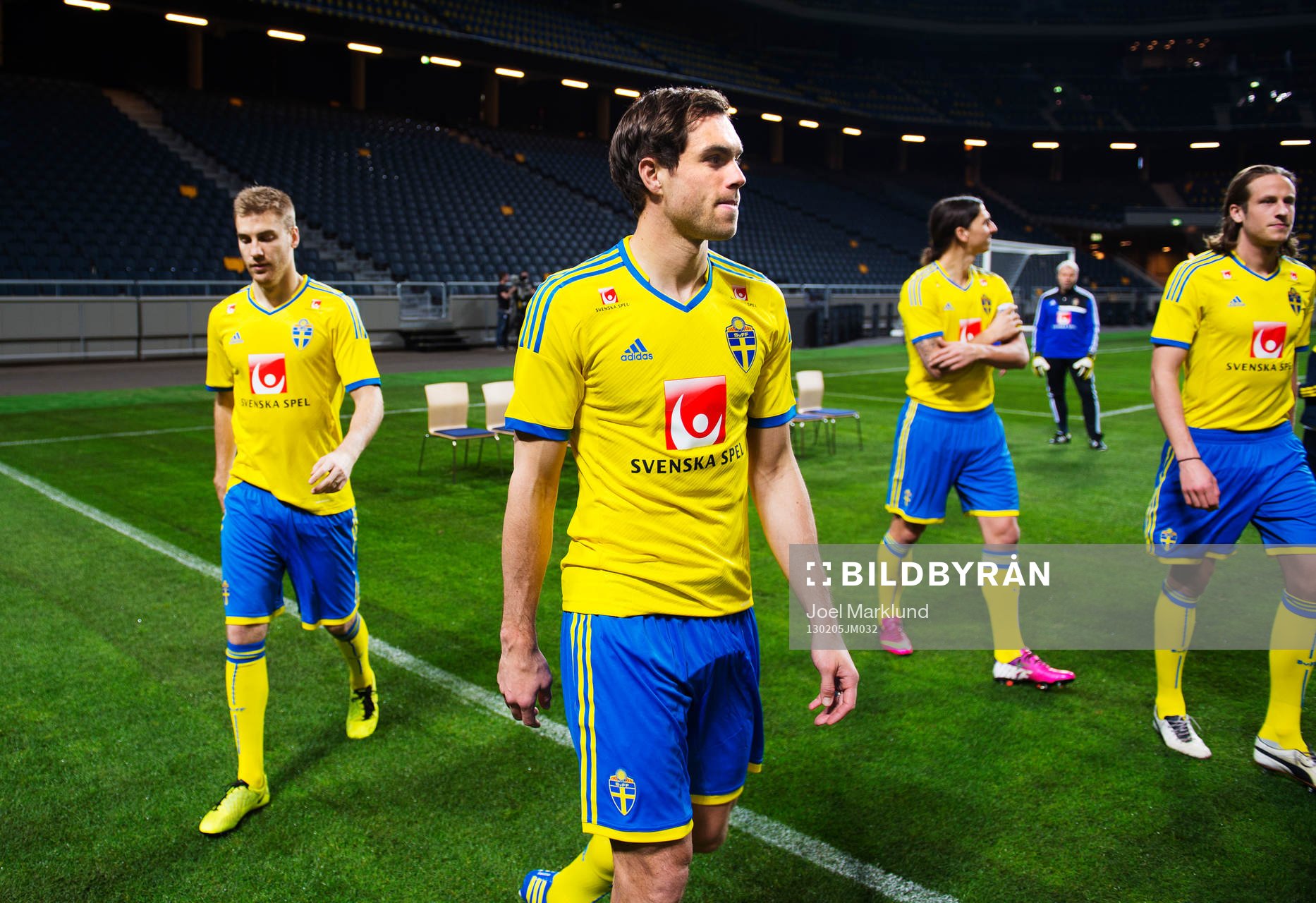 Rasmus Bengtsson, Johan Elmander, Zlatan Ibrahimovic och