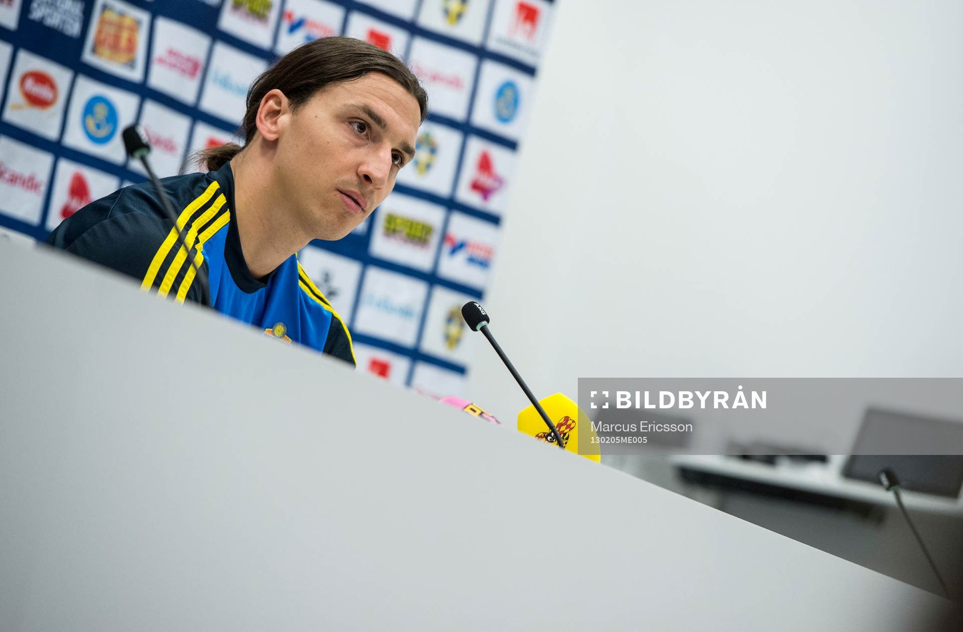 Presskonferens med Zlatan Ibrahimovic