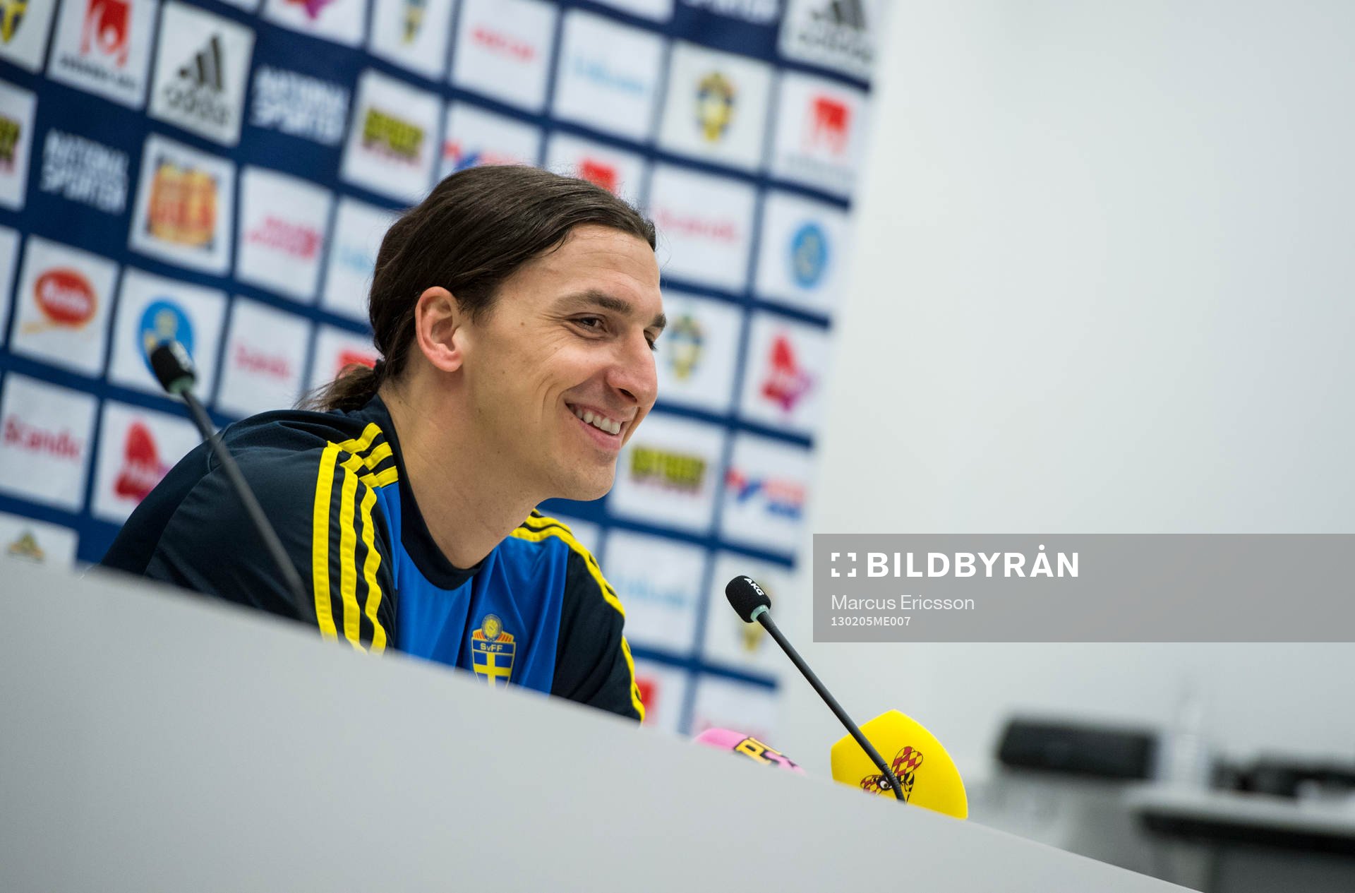 Presskonferens med Zlatan Ibrahimovic