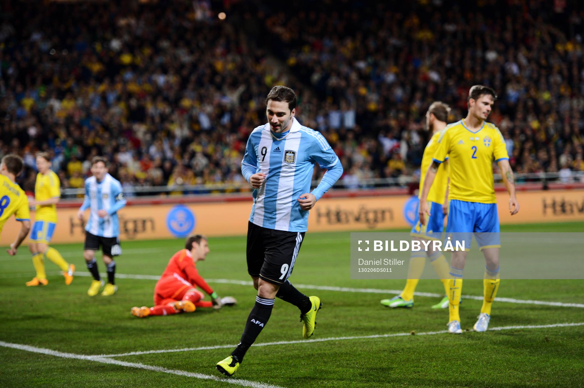 Gonzalo Higuain, Argentina, jublar, Mikael Lustig, Sverige