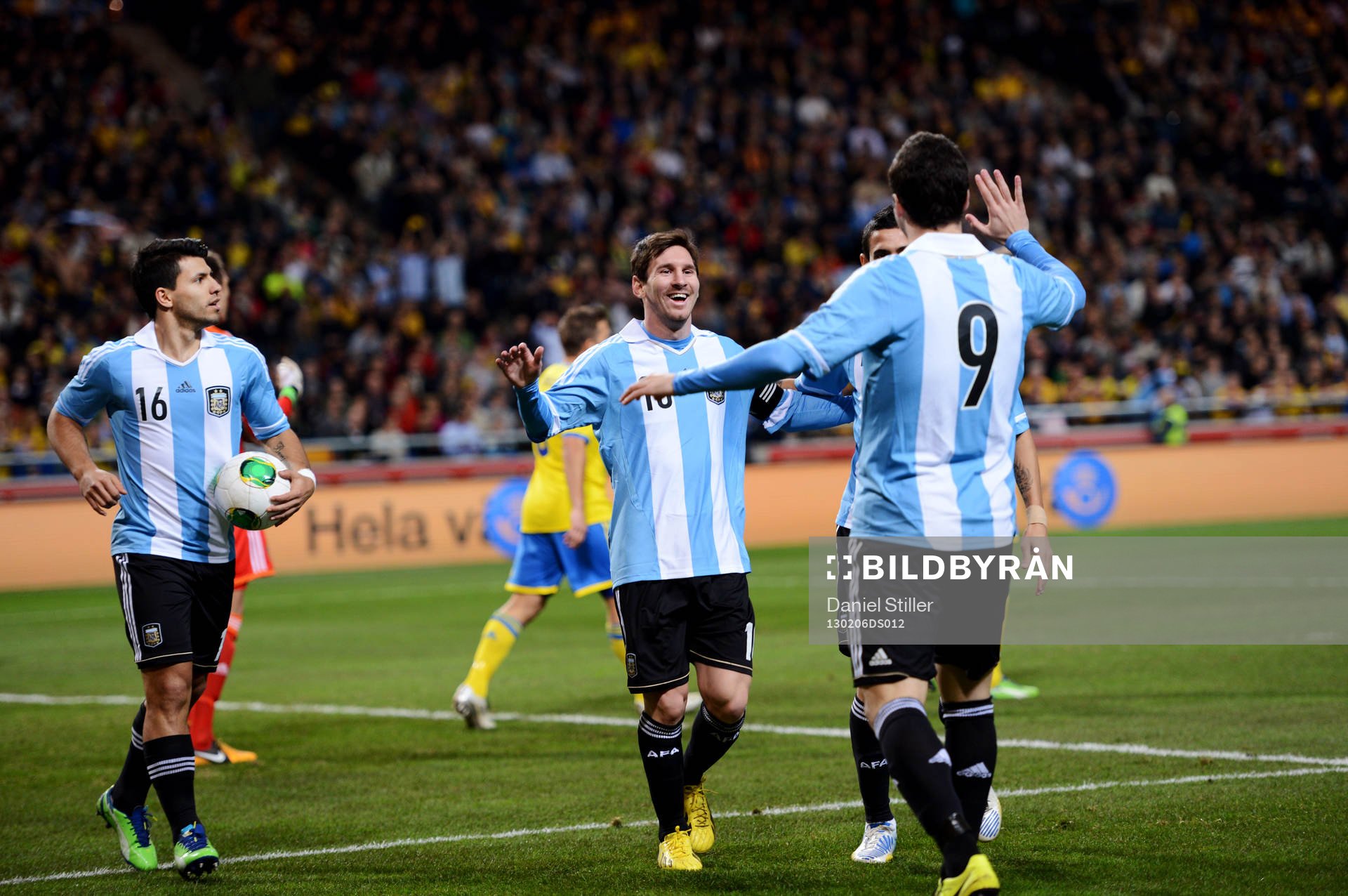 Sergio Aguero, Lionel Messi, Gonzalo Higuain, Argentina,