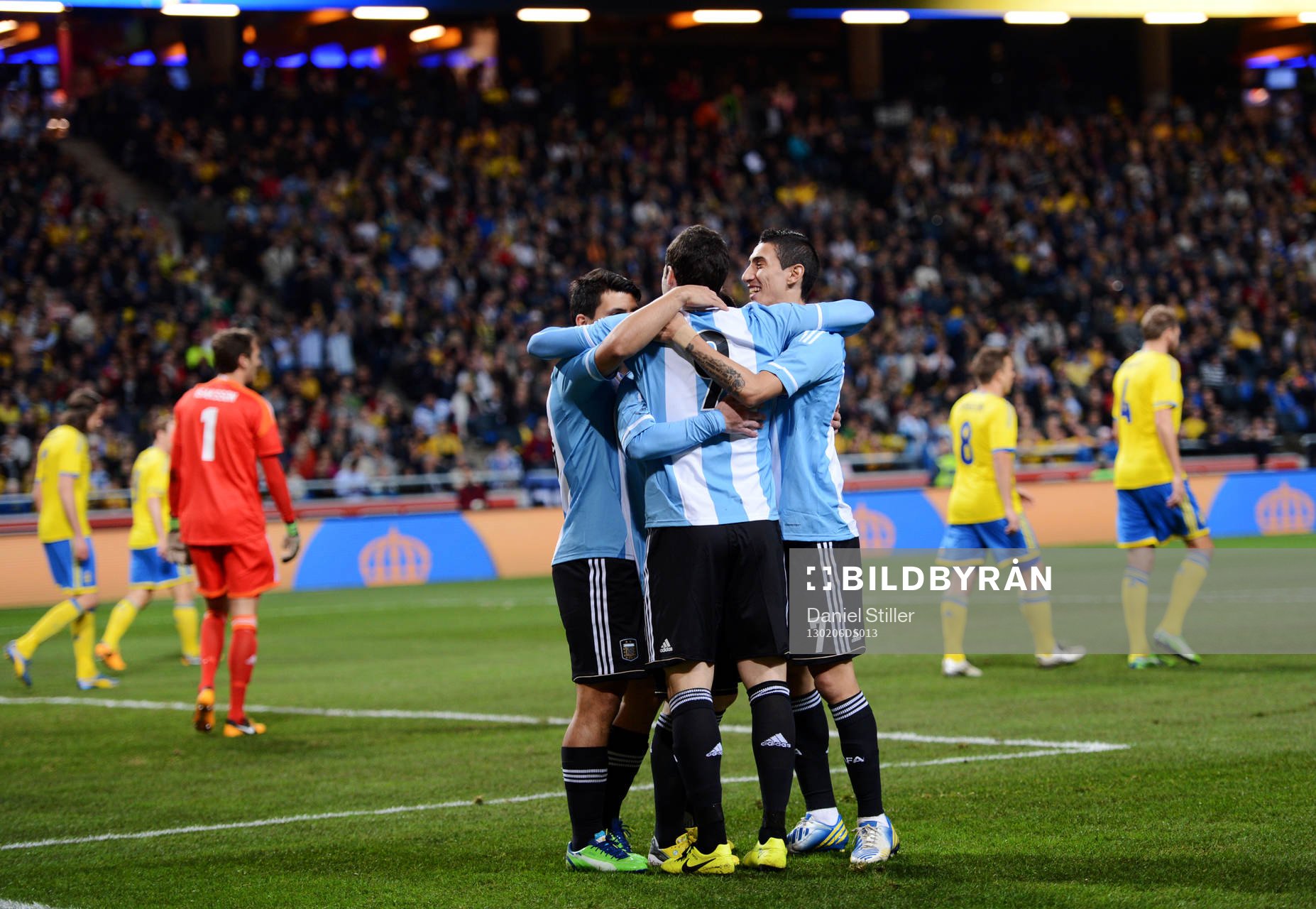 Sergio Aguero, Lionel Messi, Gonzalo Higuain, Argentina,