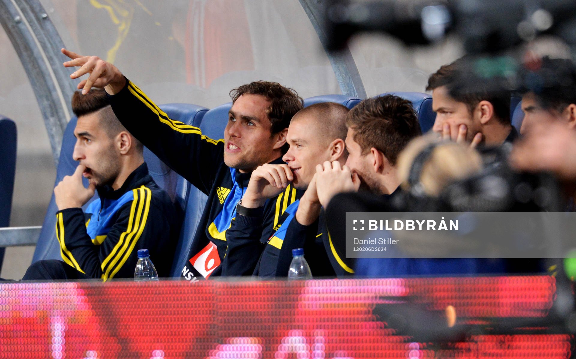 Johan Elmander, Sverige, på bänken