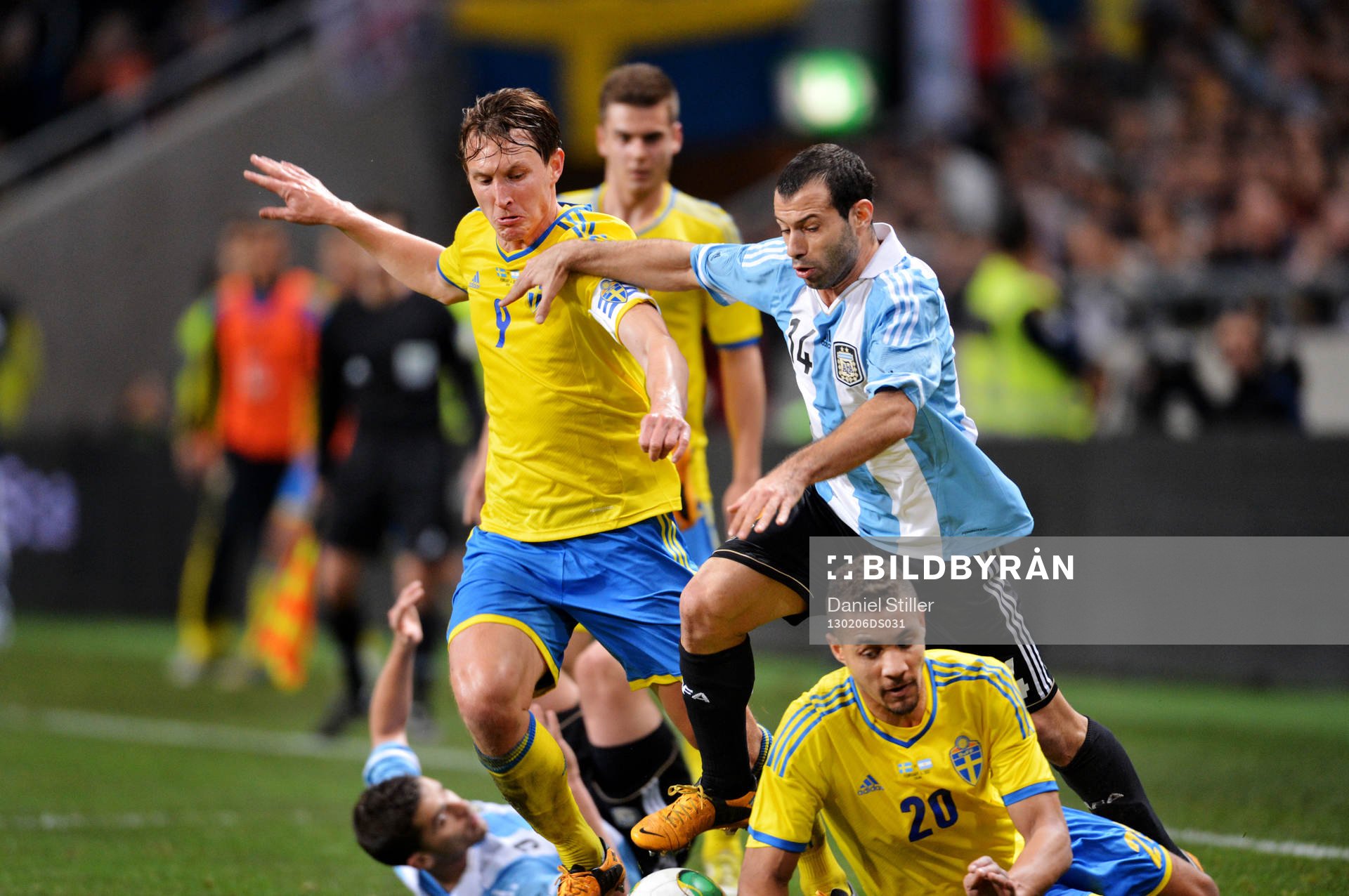 Kim Källström, Mathias Ranégie, Sverige, Javier