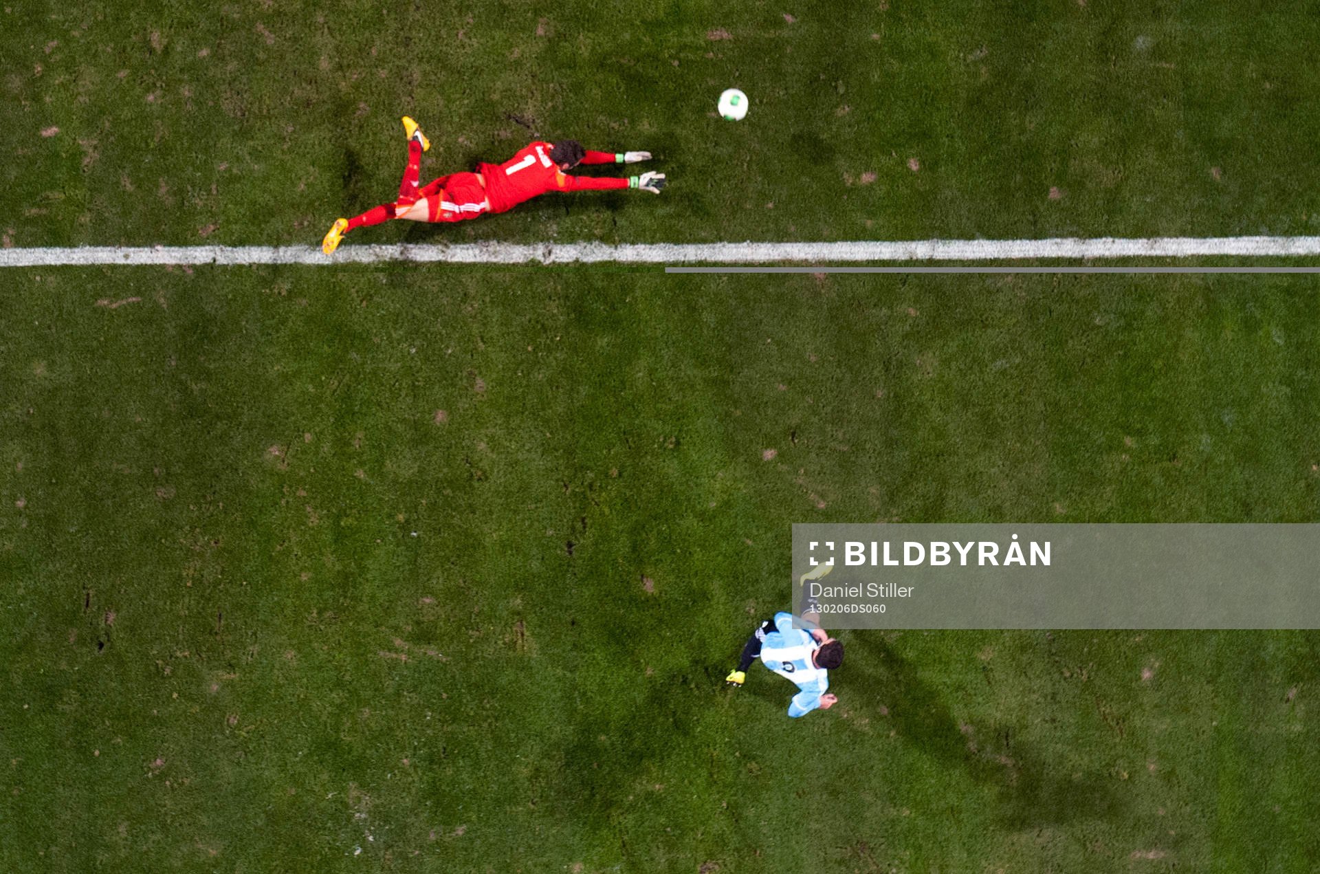 Gonzalo Higuain, Argentina, gör 1-3 bakom Andreas