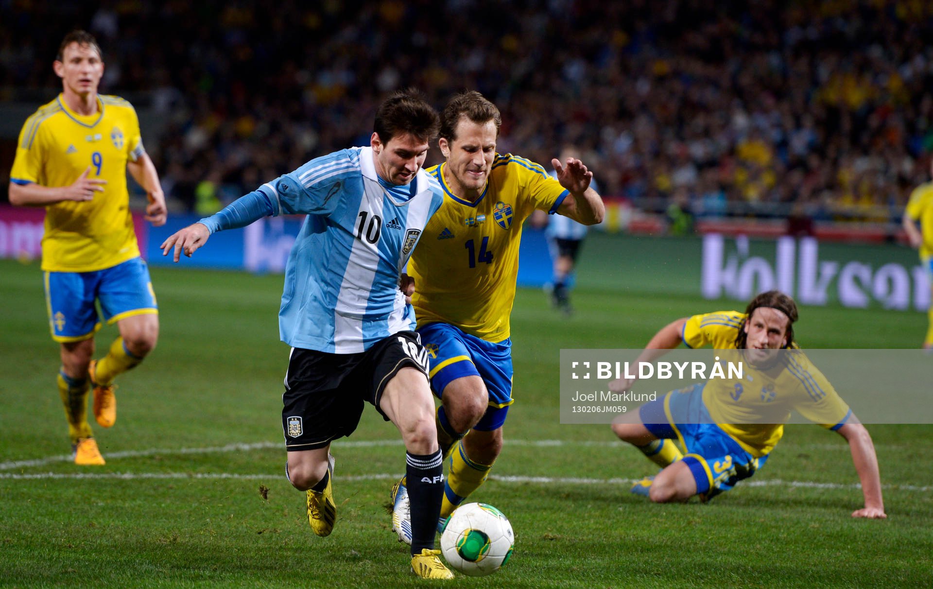 Lionel Messi, Argentina, Tobias Hysén, Sverige