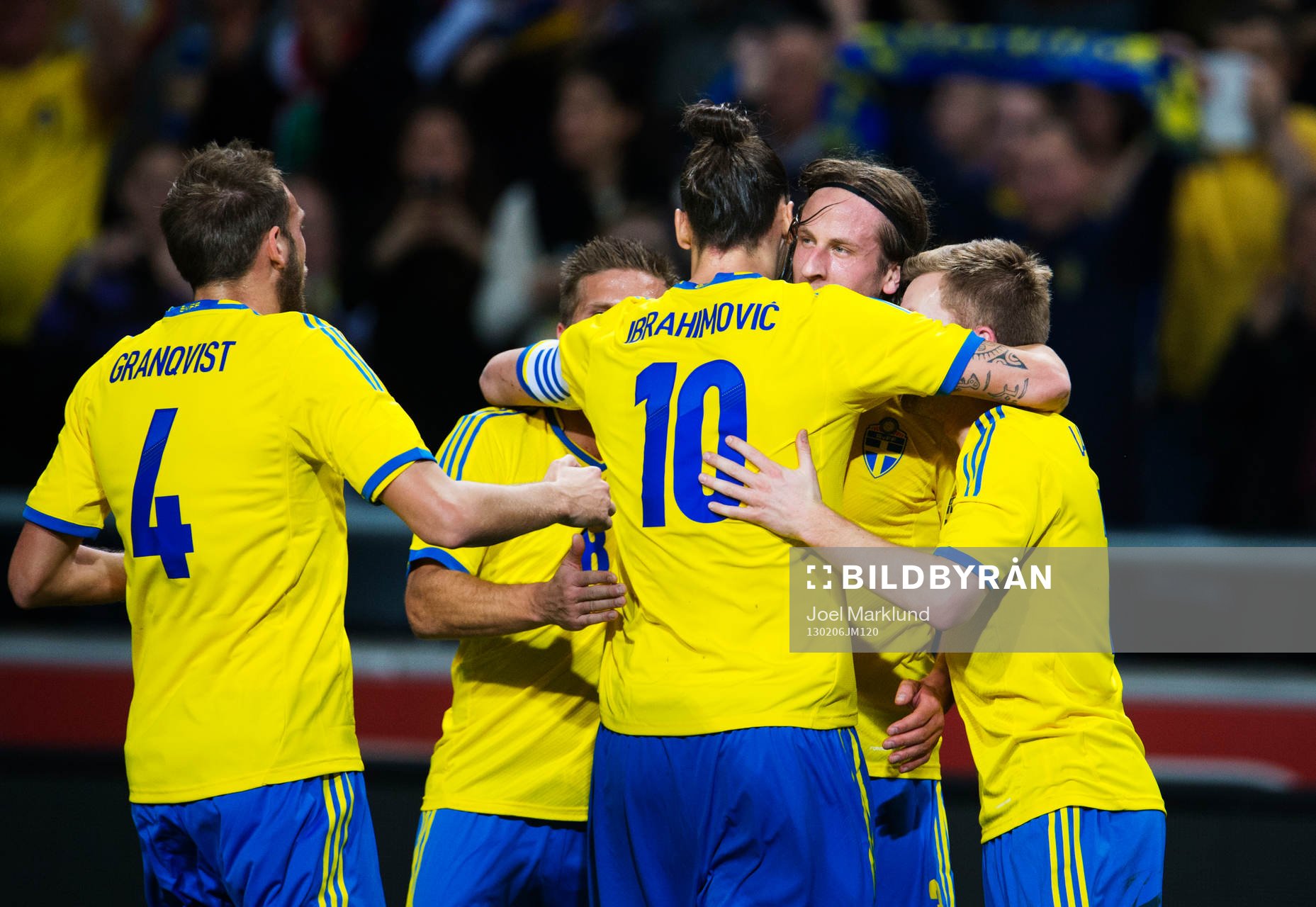 Andreas Granqvist, Anders Svensson, Zlatan Ibrahimovic,