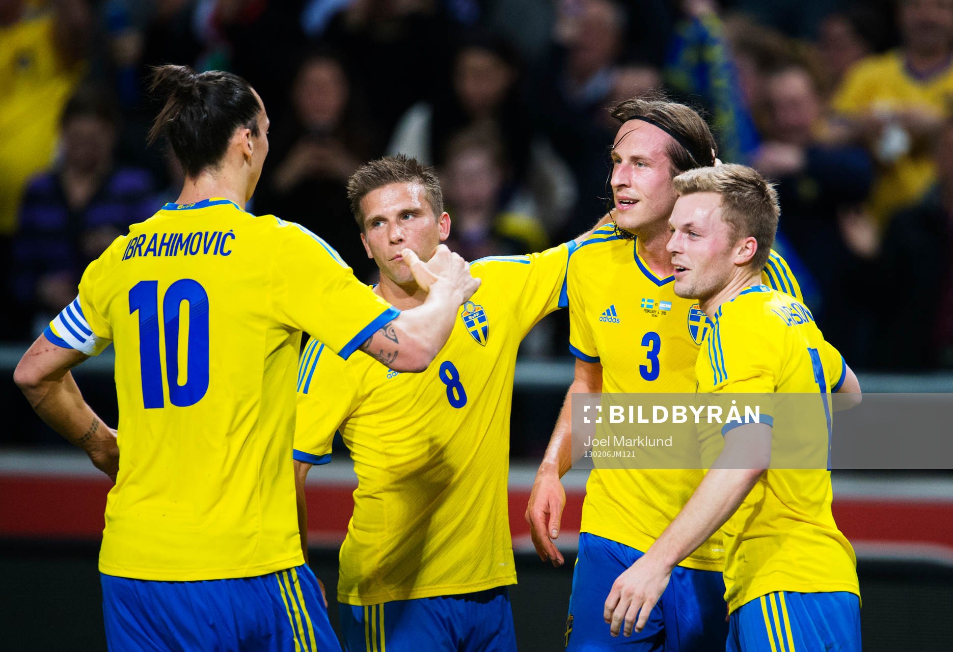 Zlatan Ibrahimovic, Anders Svensson, Jonas Olsson och
