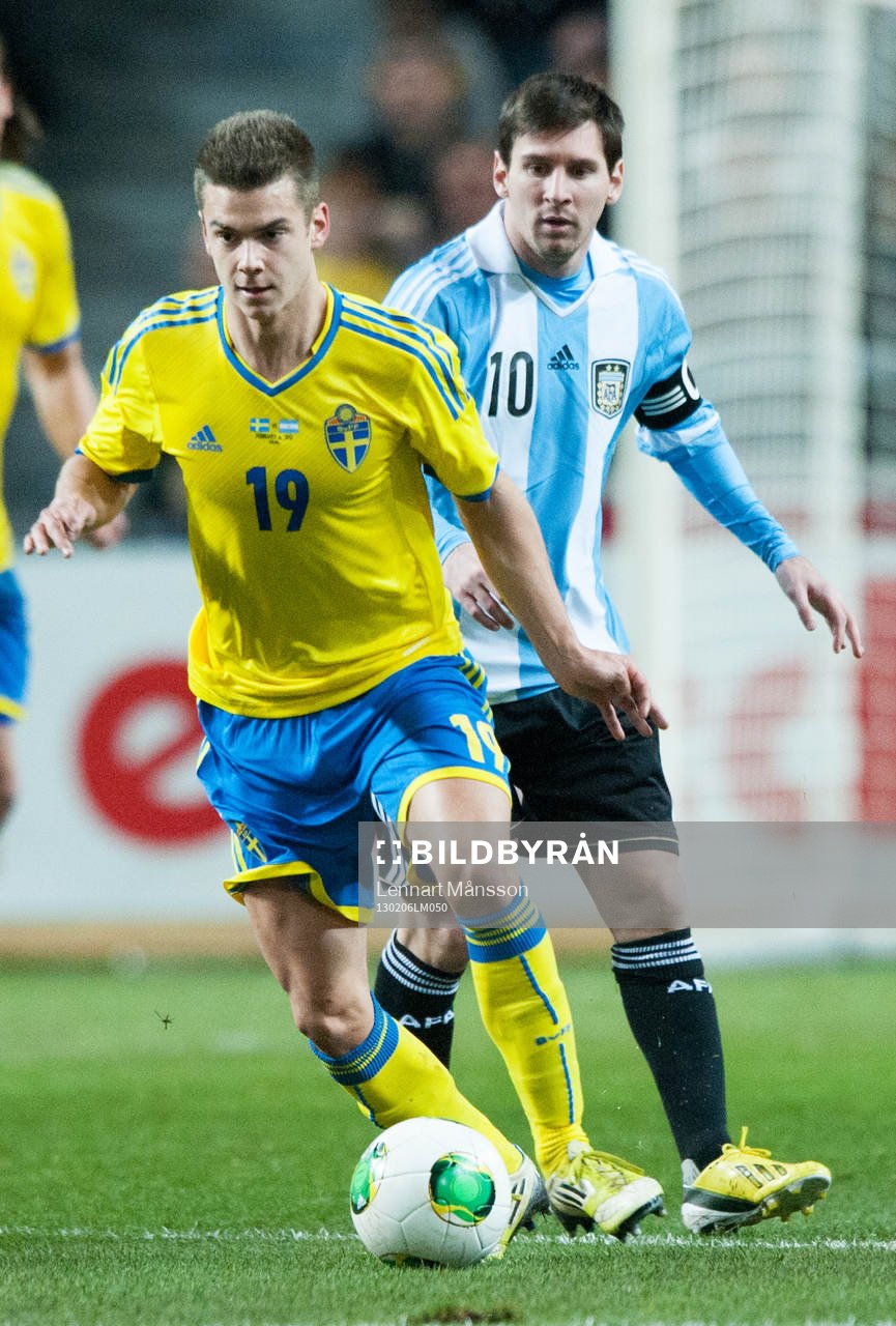 Alexander Kacaniklic, Sverige och Lionel Messi, Argentina
