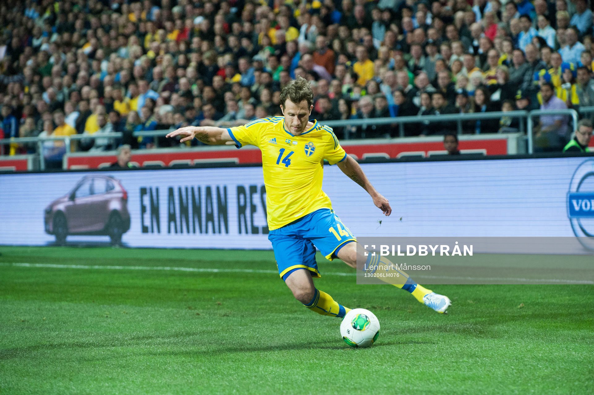 Tobias Hysén, Sverige, läktare, Friends arena