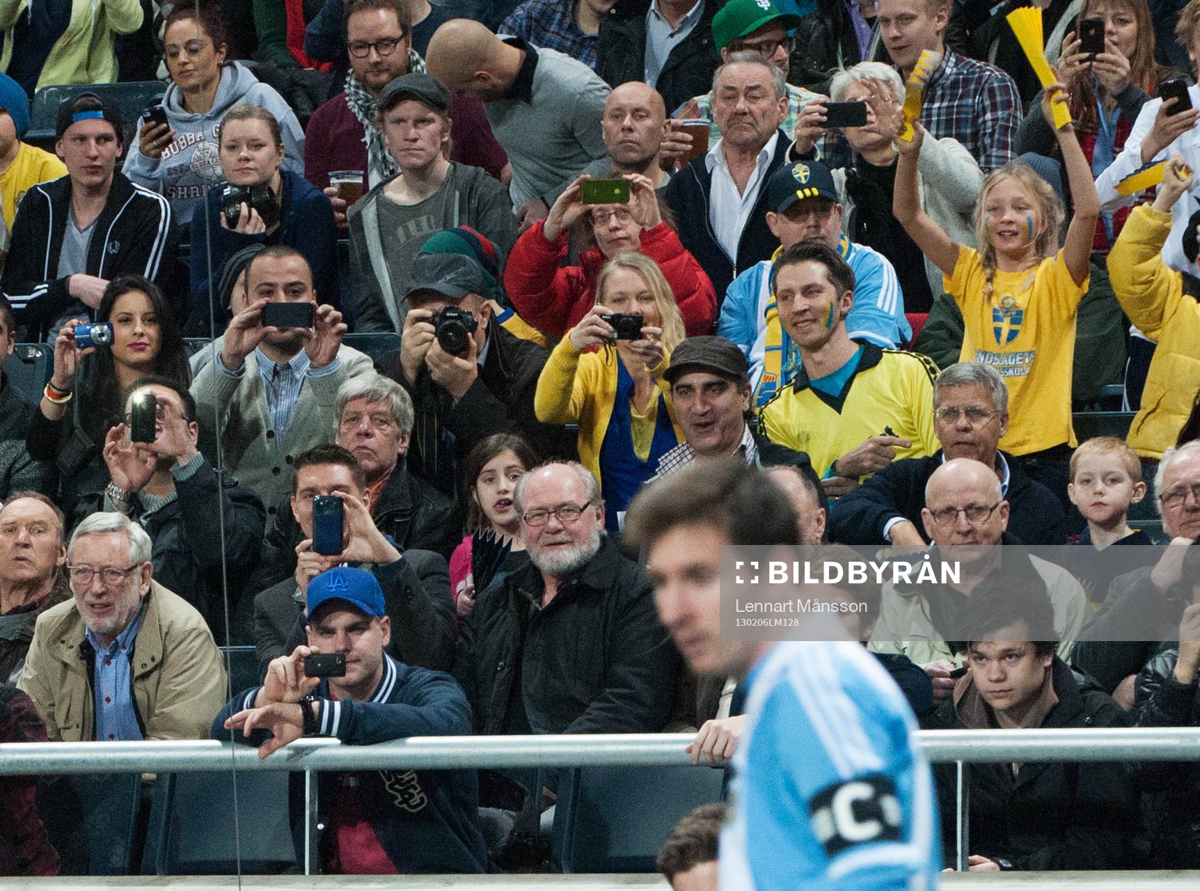 Lionel Messi, Argentina, skall lägga en hörna, en liten